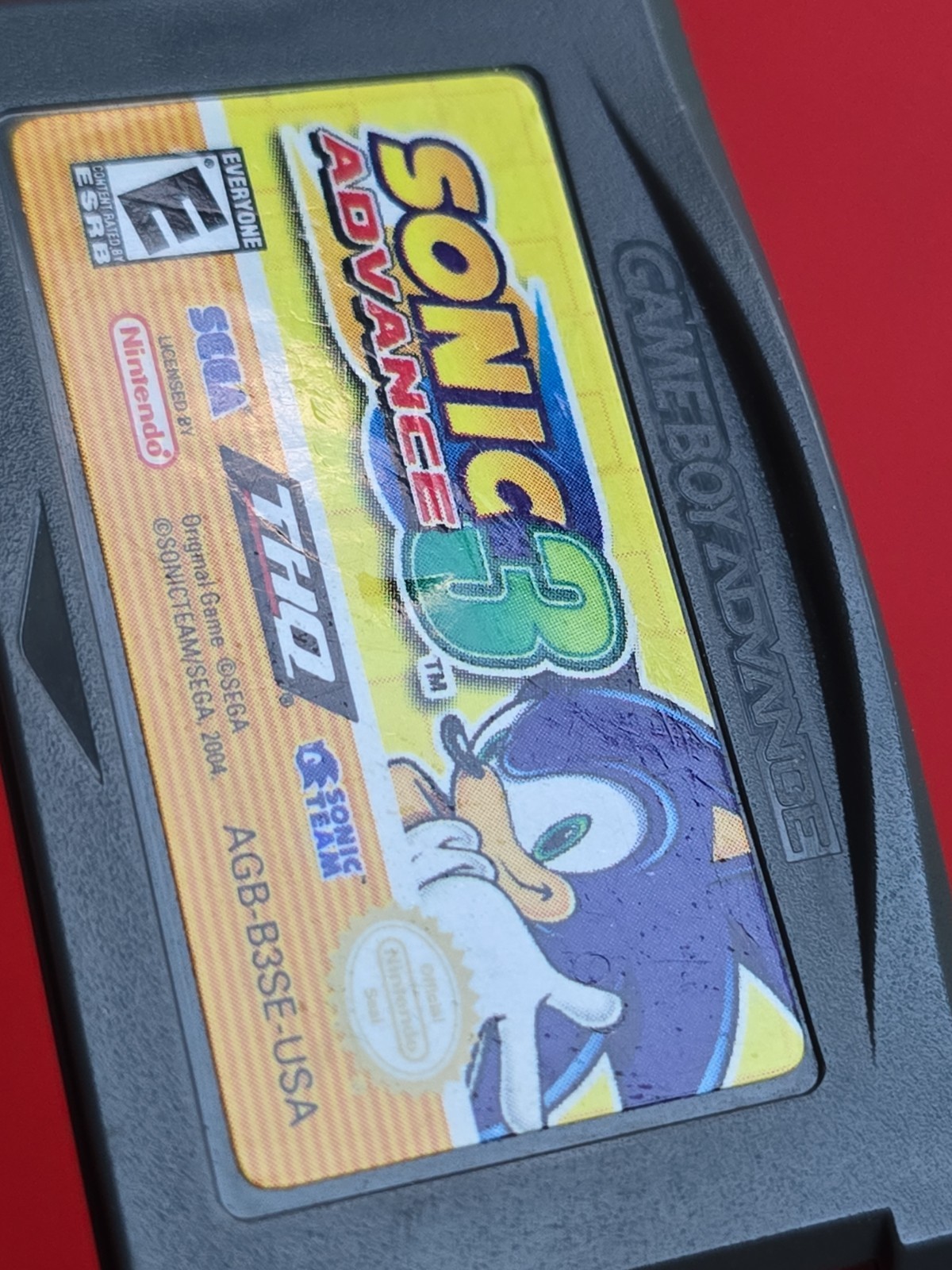 Lot 3 Sonic Game Boy Advance THQ Games Sonic 1 2 3 *Authentic & Saves* Nice
