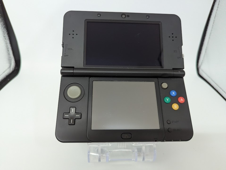B316 Nintendo New 3DS console Black Japan w/box adapter manual fx