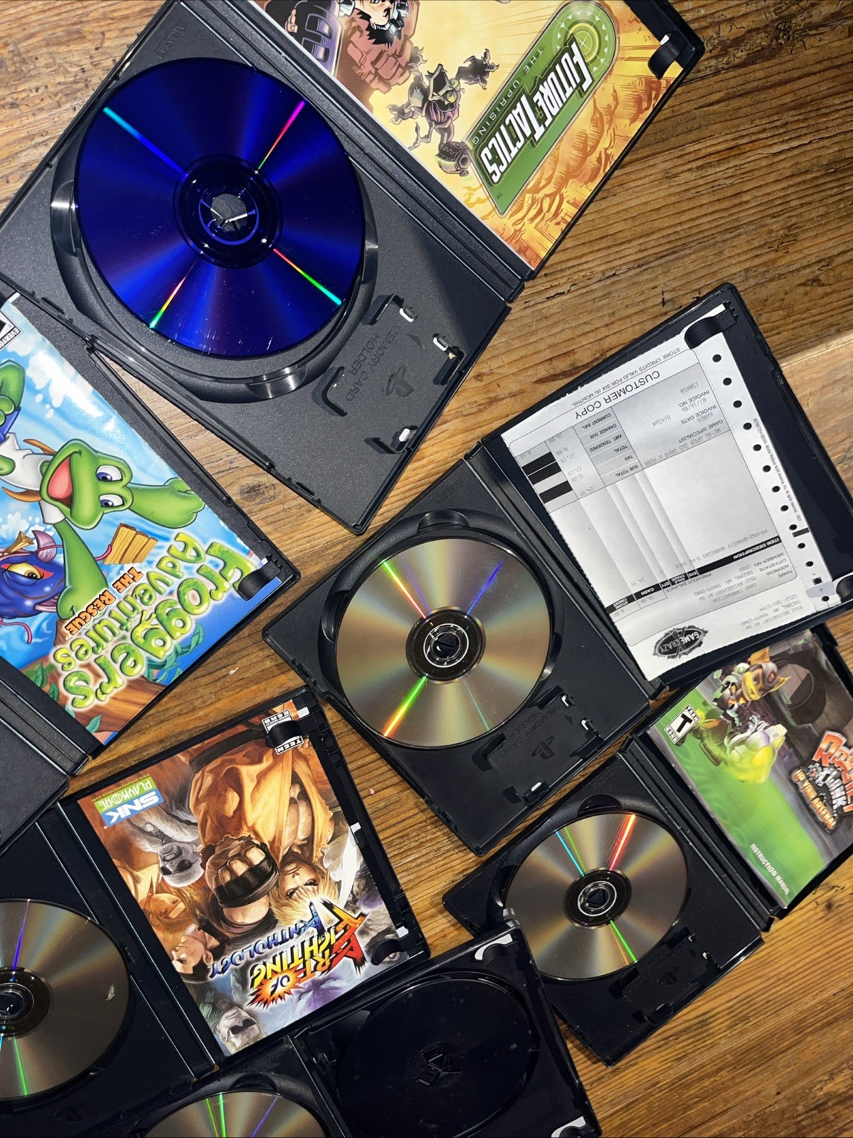 PS2 Game Bundle – .hack Ratchet & Clank Art Of Fighting Xtreme Legends Frogger