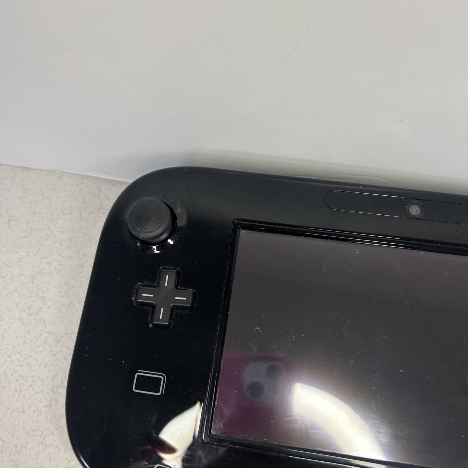 OEM Nintendo WUP-010 (USA) Black Wii U Gamepad Controller For Wii U For Parts
