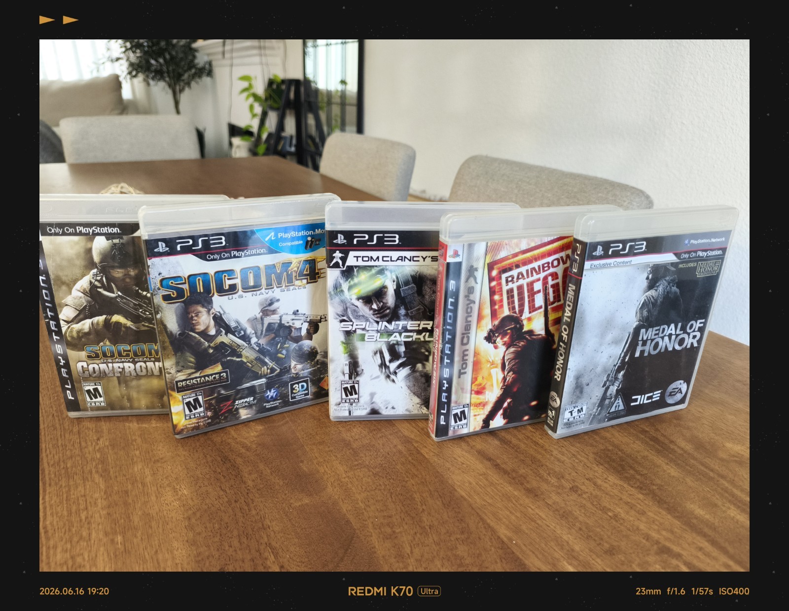 7 Game BUNDLE PS3 Rainbow Six Vegas 1&2 Metal Gear Solid 4 +More Free Shipping