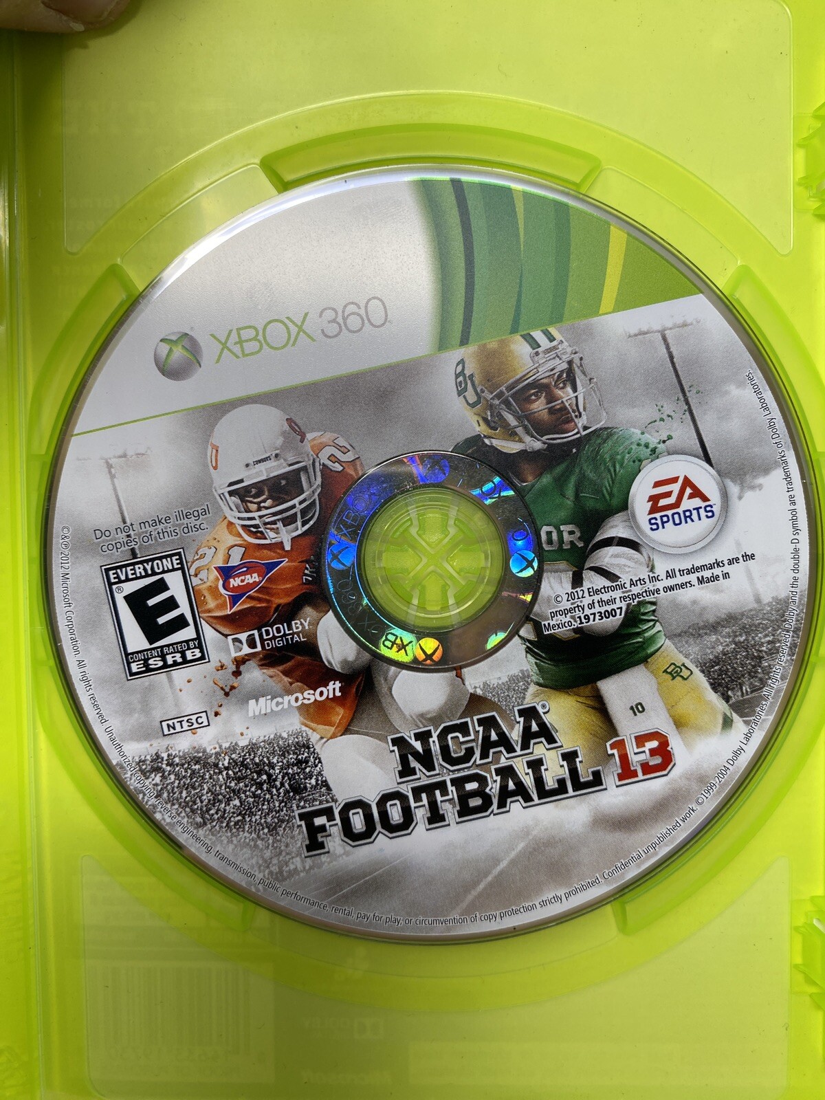 NCAA Football 13 (Microsoft Xbox 360, 2012) Tested Ships Fast College