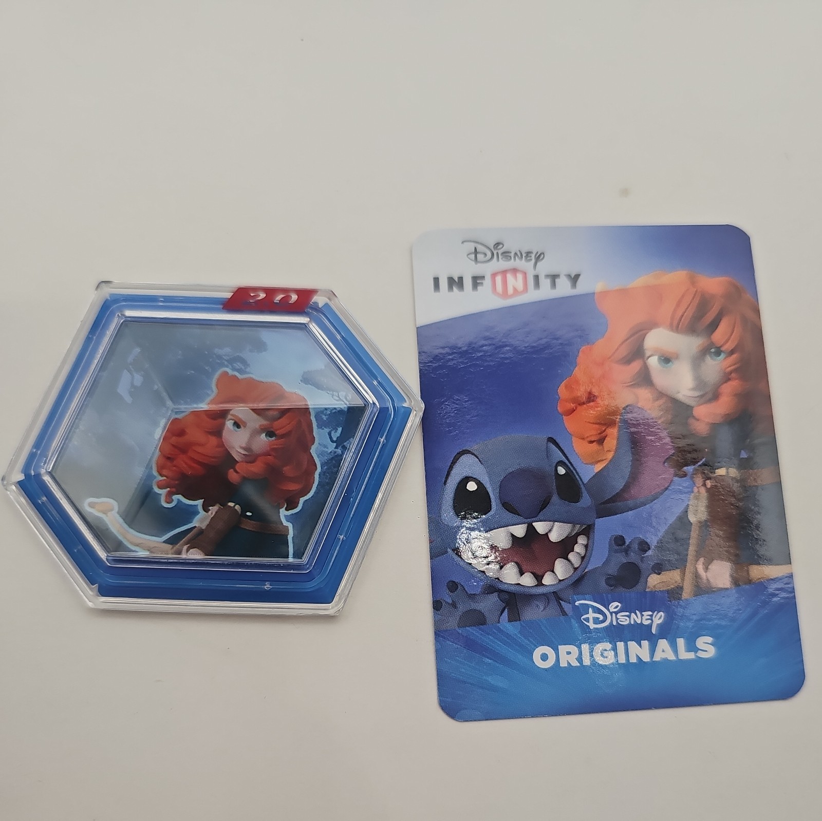 DISNEY INFINITY 2.0 Originals Brave Merida & Stitch Character Figure W Card
