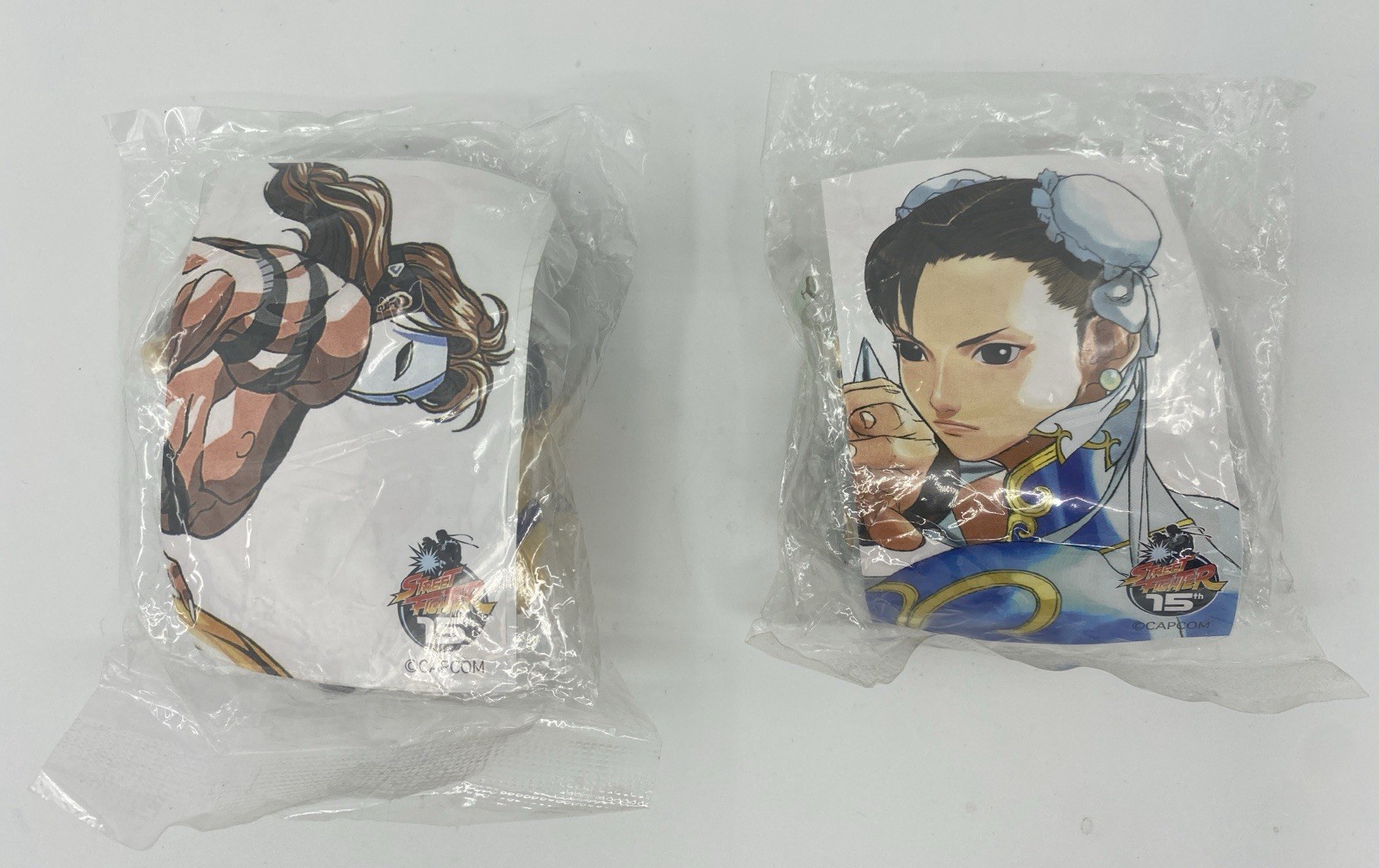 NEW Street Fighter 15th Anniversary Chun Li & Vega Figure Lot Bust FiguAX Capcom