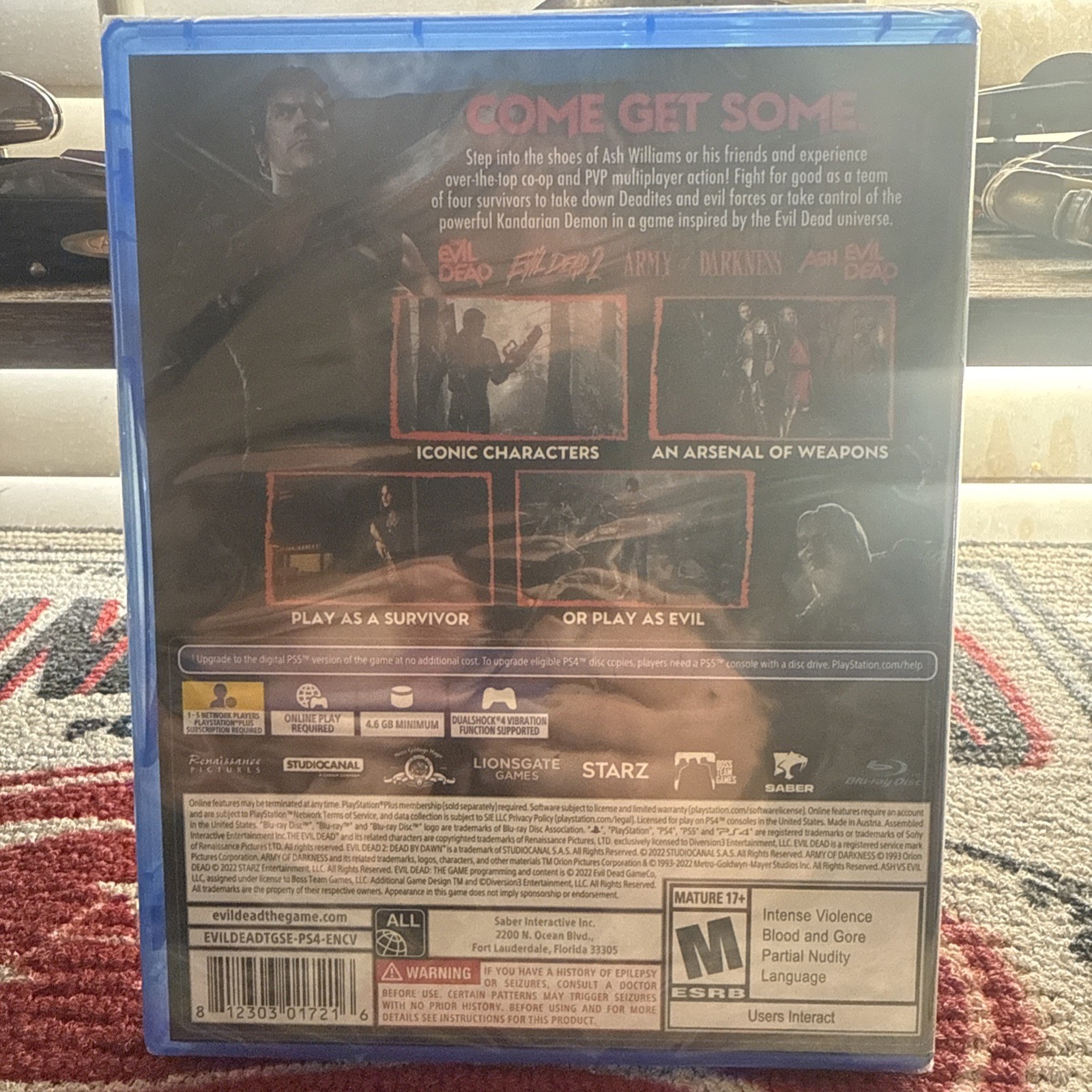 Evil Dead: The Game (PS4, 2022) Brand New Sealed