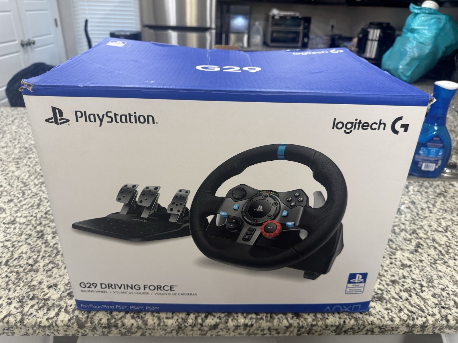 Logitech G29 Driving Force Racing Wheel – Black (941-000110)