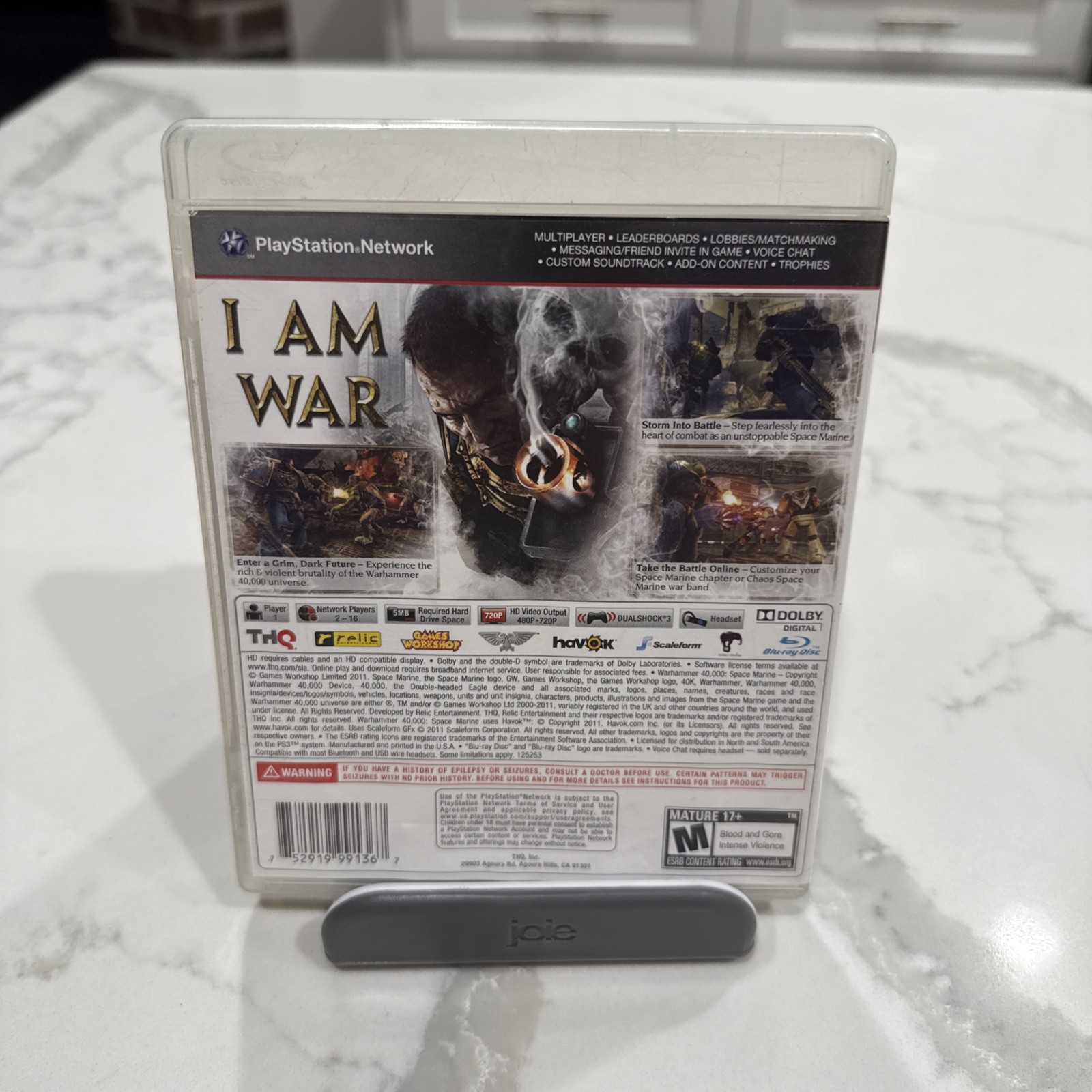 Warhammer 40,000: Space Marine (Sony PlayStation 3, 2011) CIB