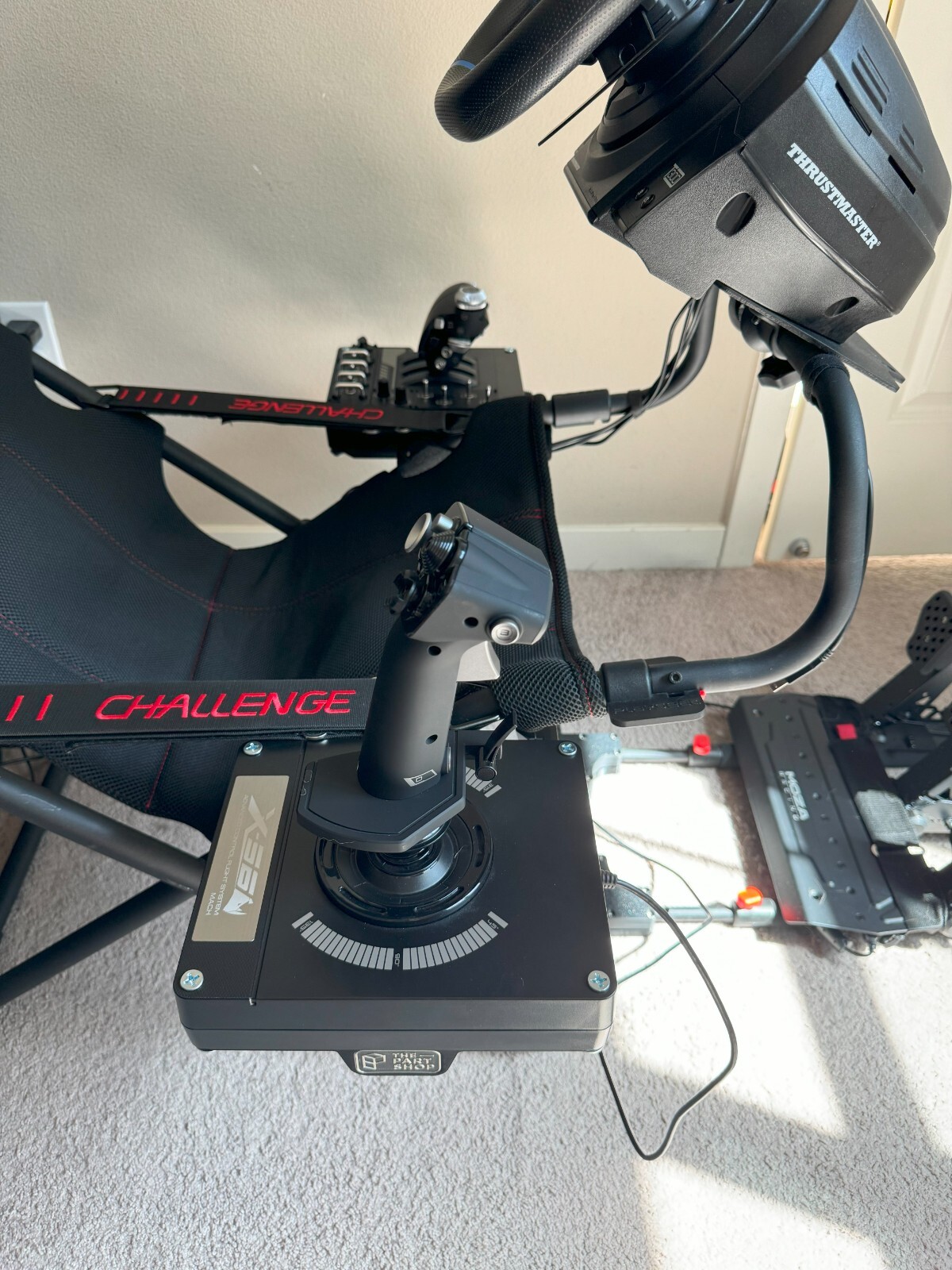 HOTAS Mounting Bracket for Playseat Challenge or Challenge X Logitech