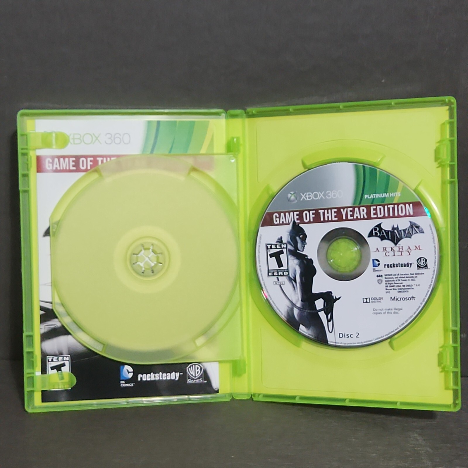 Batman Arkham City Game of the Year Edition Xbox 360 Complete