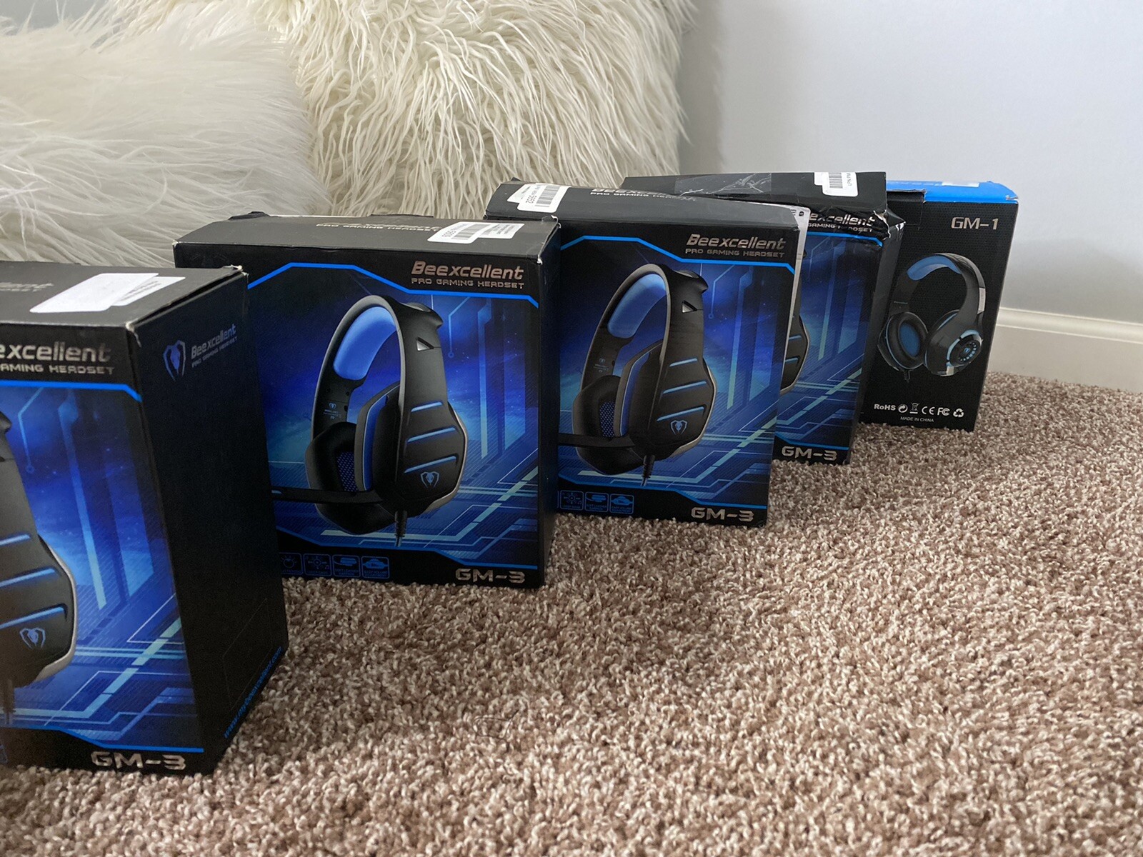 Beexcellent GM-3 Gaming Headset with Surround Sound & Noise-Isolation Microphone