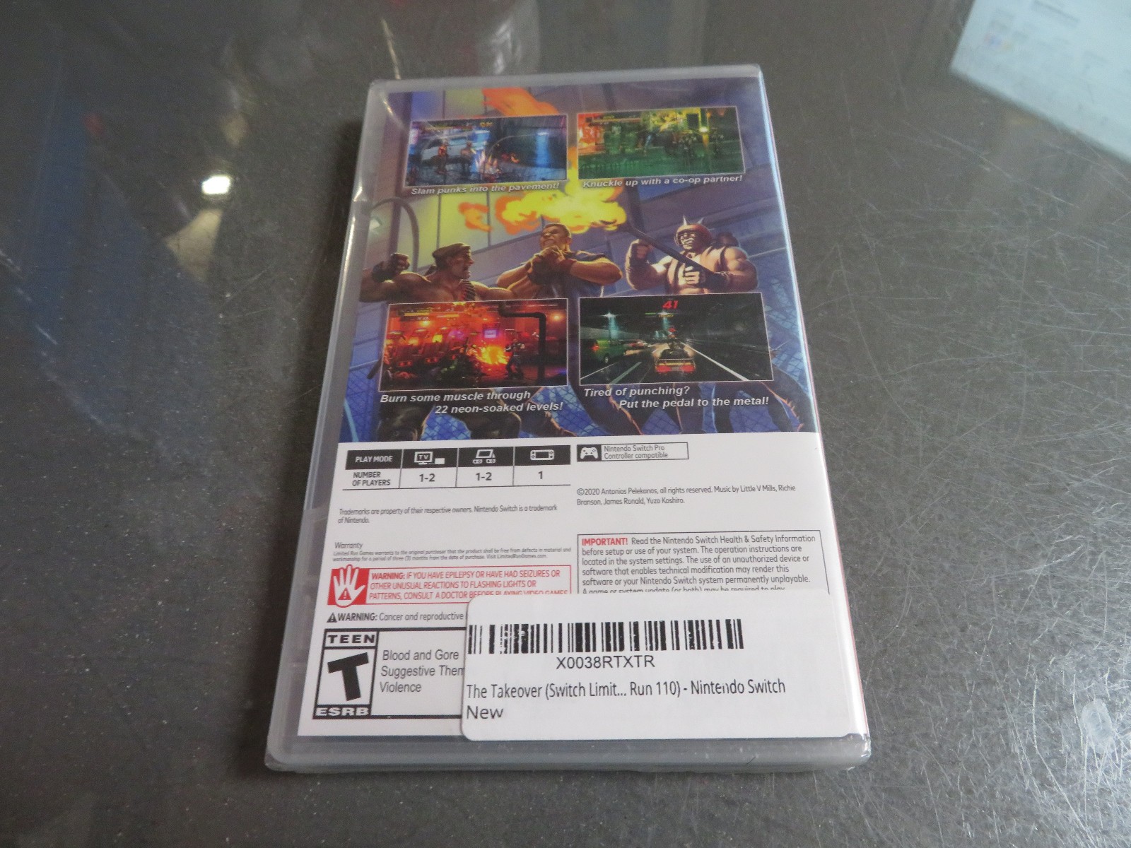 BRAND NEW–Limited Run: #110: The TakeOver (NIntendo Switch)Take Over