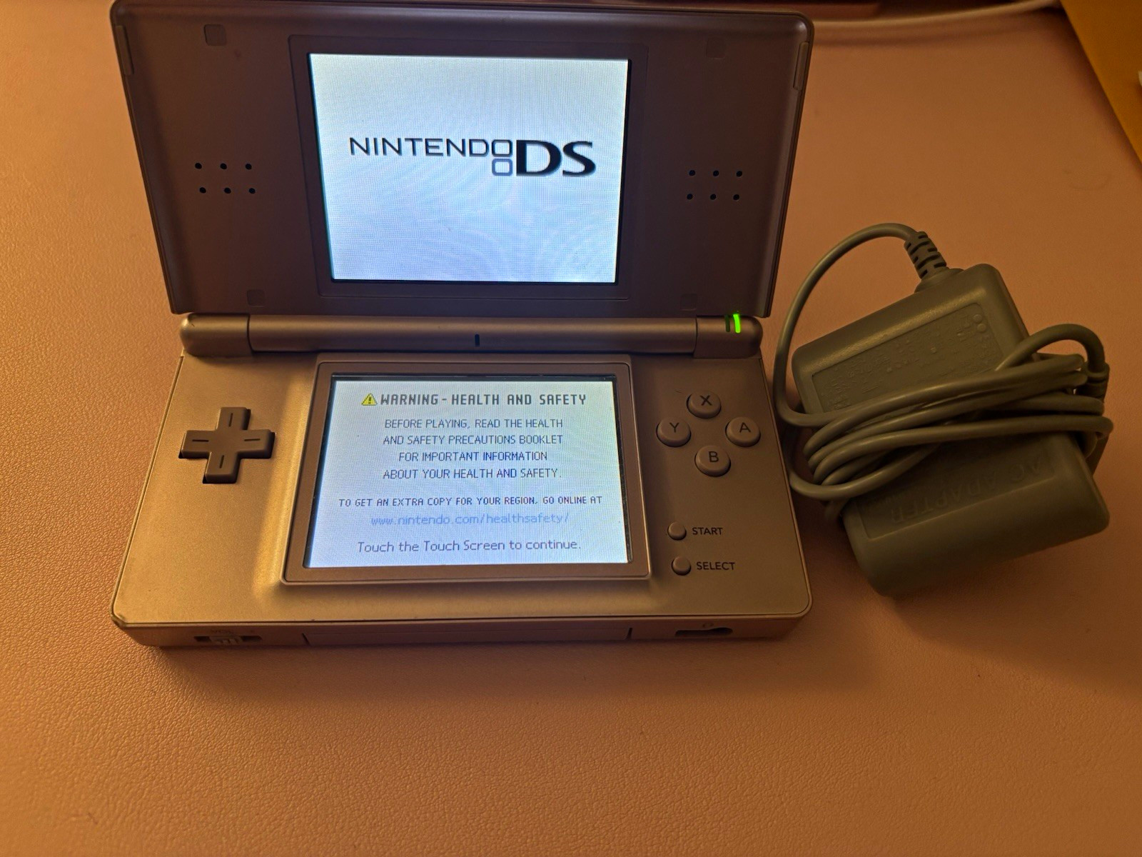 Nintendo DS Lite, Pink Handheld System USG-001 w/ Charger!