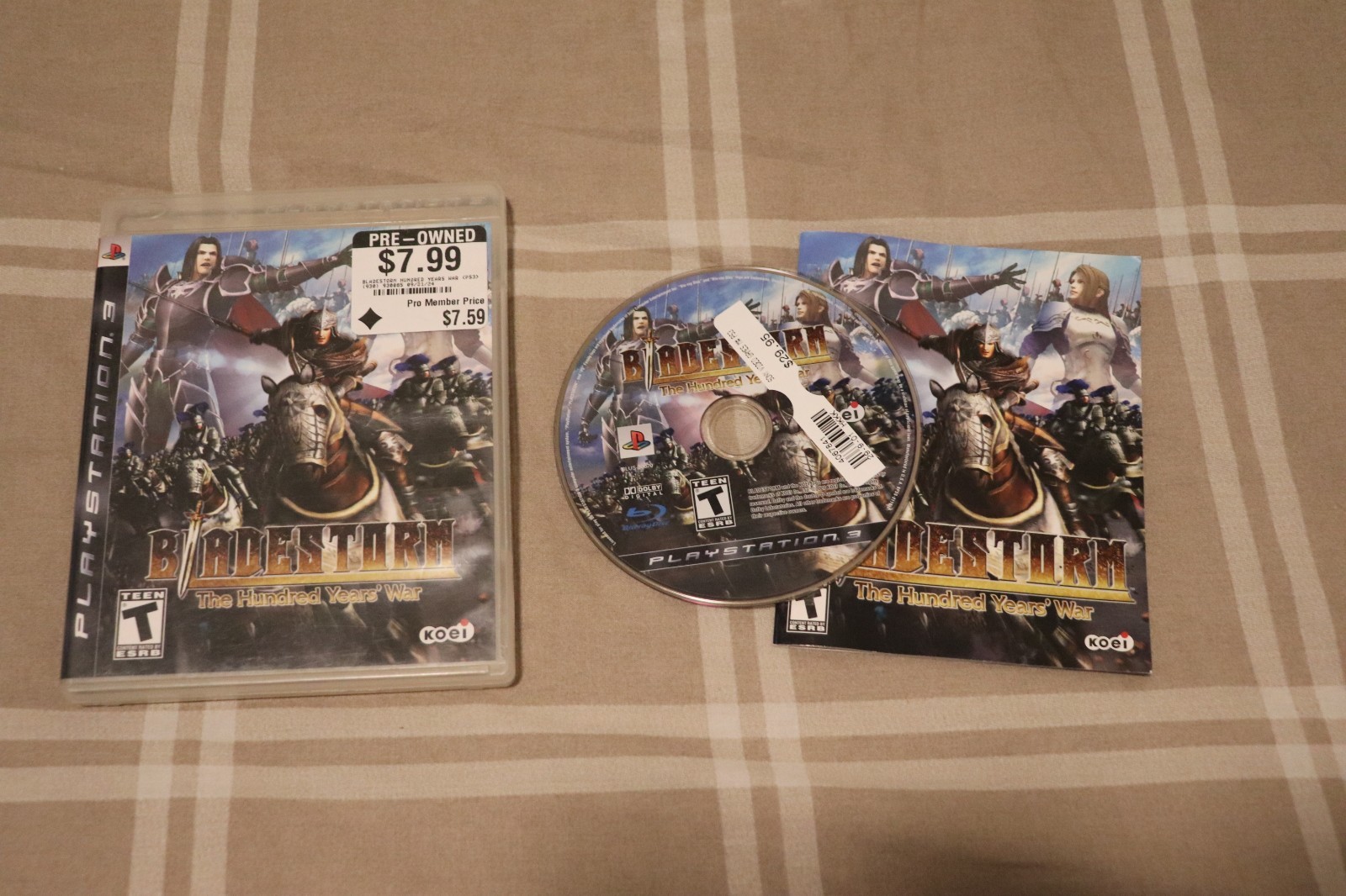 Bladestorm: The Hundred Years’ War ( PlayStation 3, 2007) CIB. Tested and works