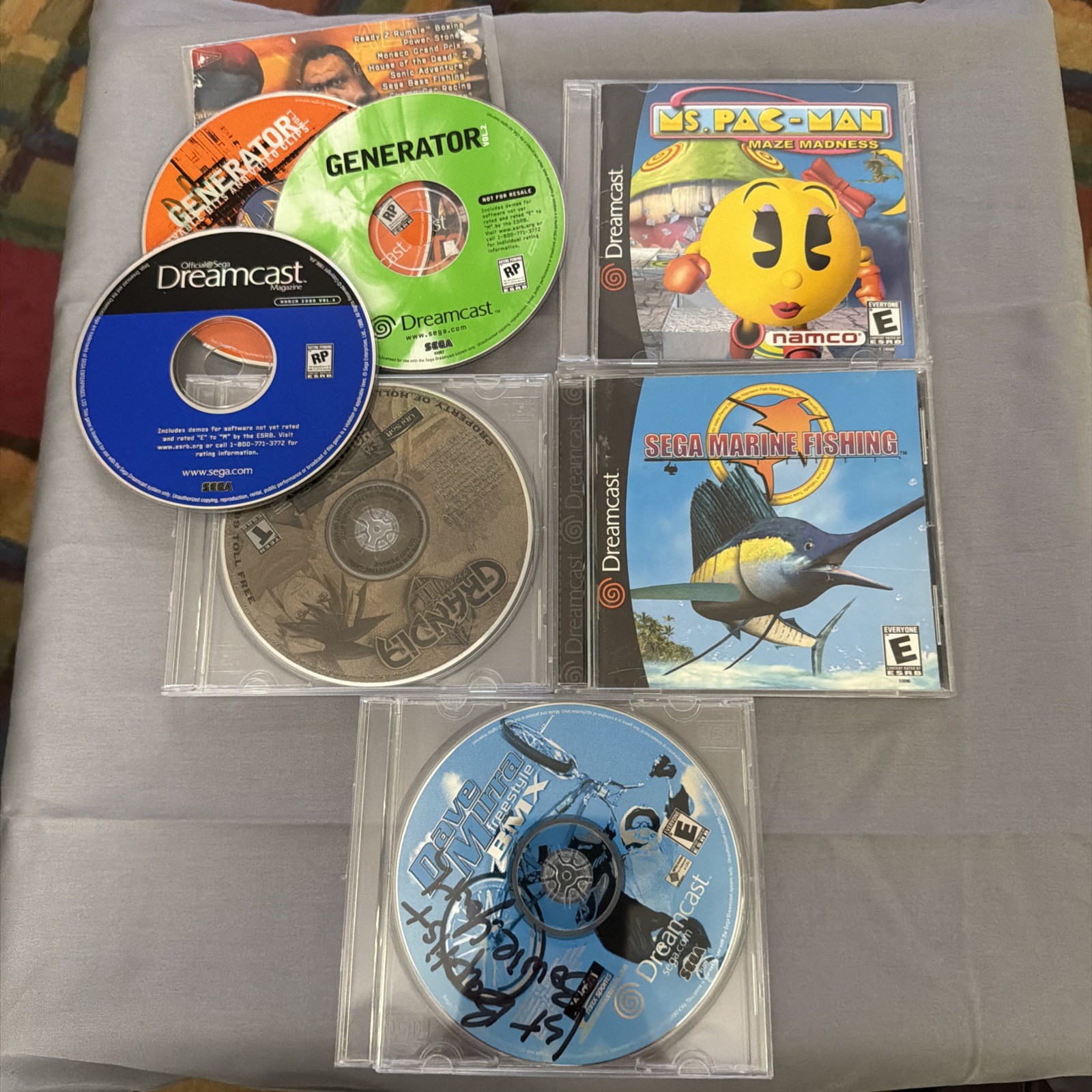 SEGA DREAMCAST GAME LOT – 4 GAMES TOTAL + Generator- TESTED AND VERIFIED WORKING