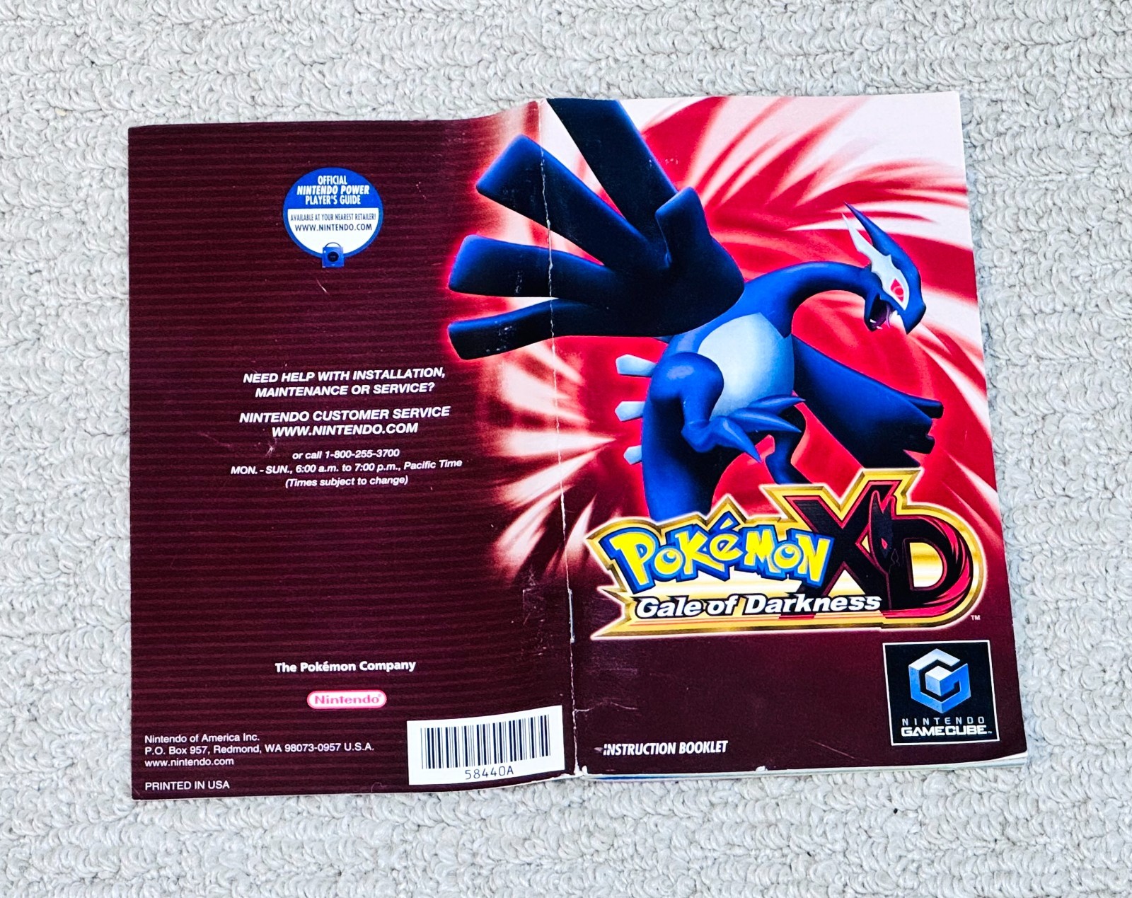 Pokemon XD Gale of Darkness (Nintendo GameCube) Game Complete CIB – Tested