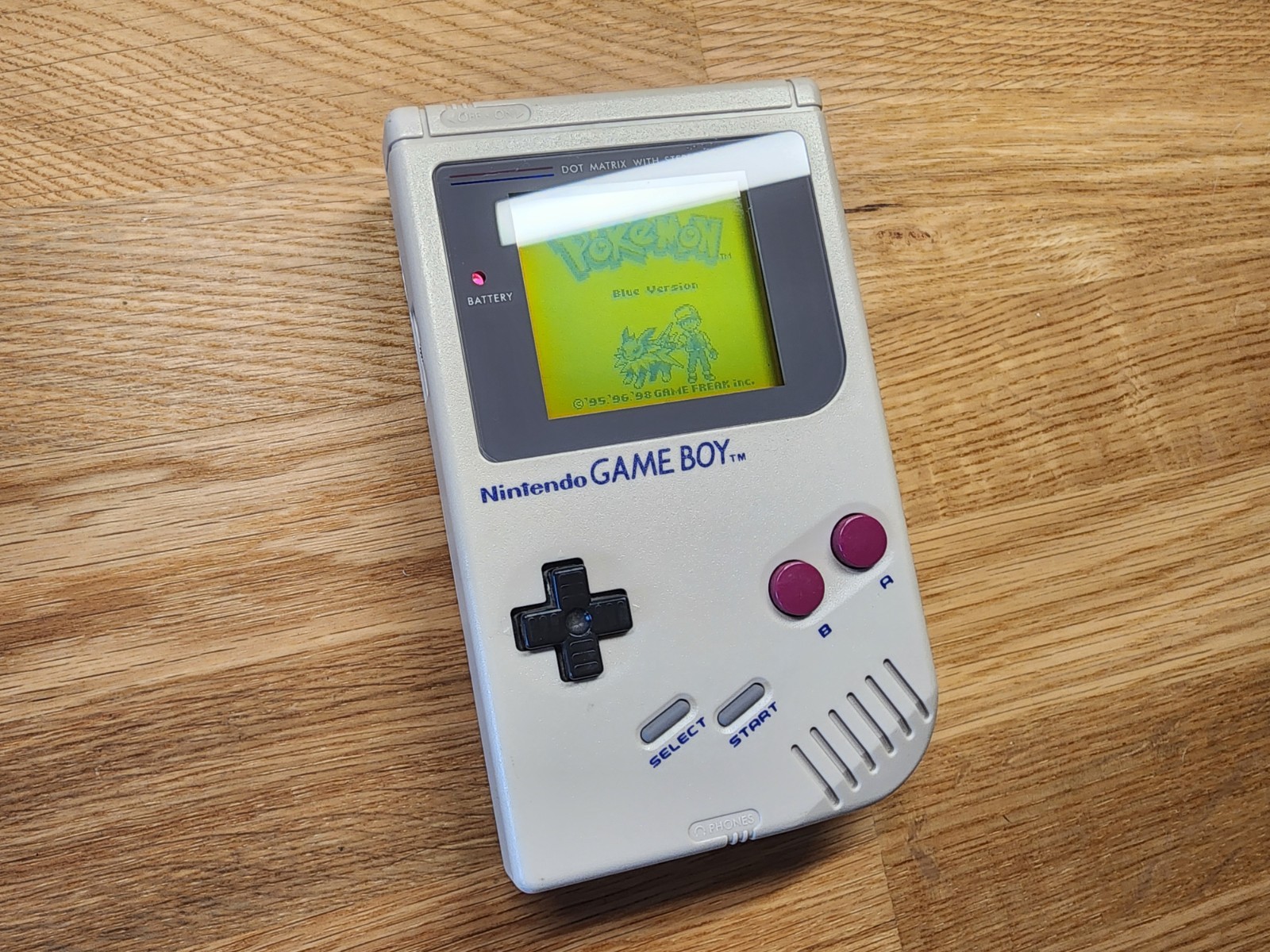 Original Nintendo Game Boy DMG Handheld Authentic *RESTORED + Glass Screen Lens!