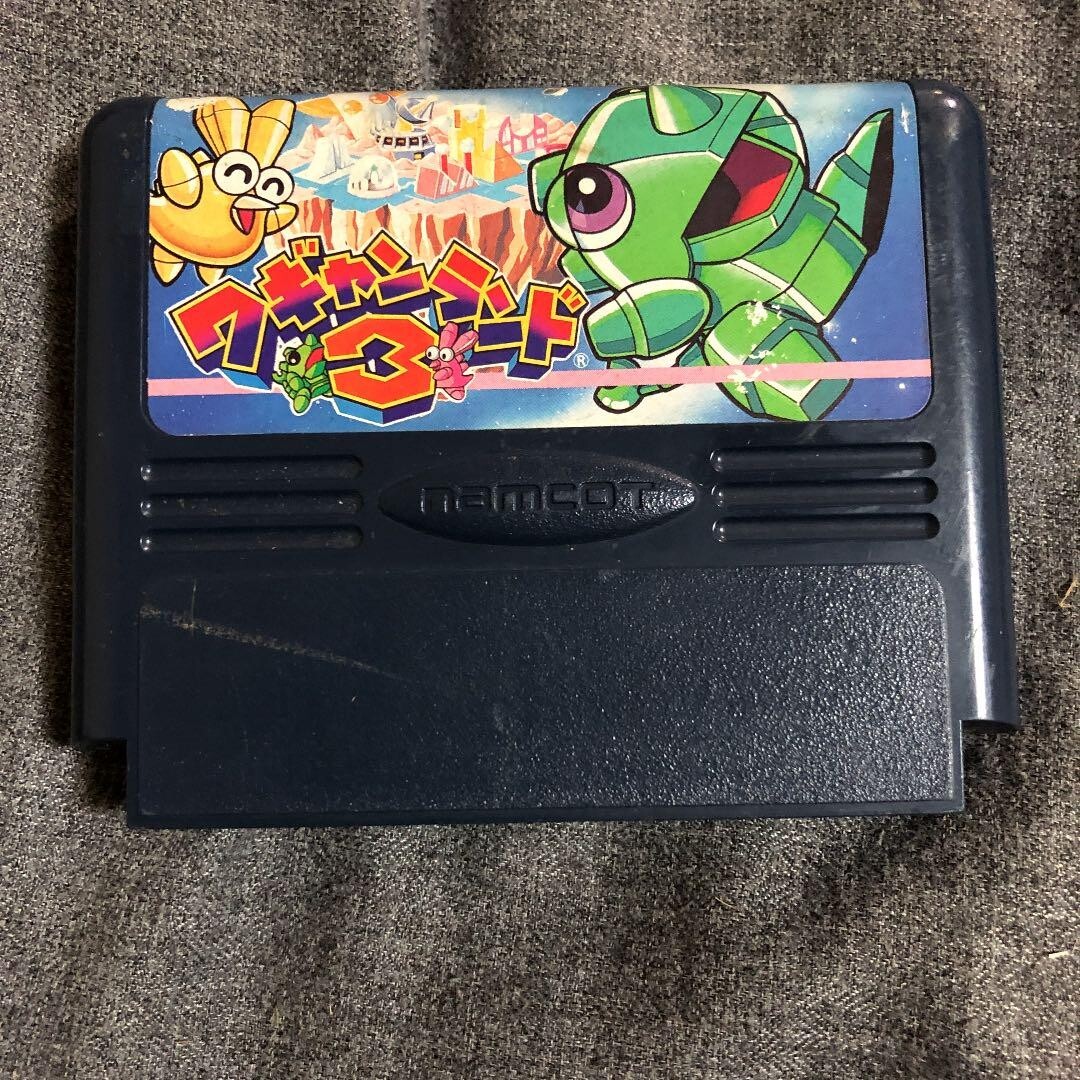 Wagyan Land 3 Famicom FC NES HVC-MT IGS-9U 1992 NTSC-J Japan Nintendo Namco USED