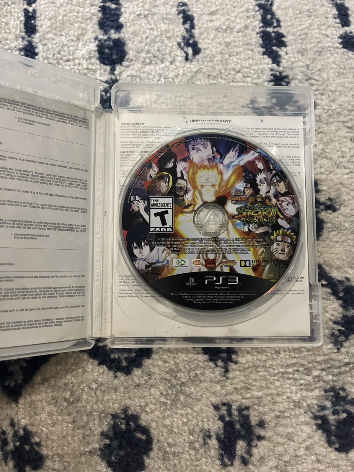 Sony PlayStation 3 Video Games Lot Of 7 The Smurfs 2, Naruto, Tomb Raider