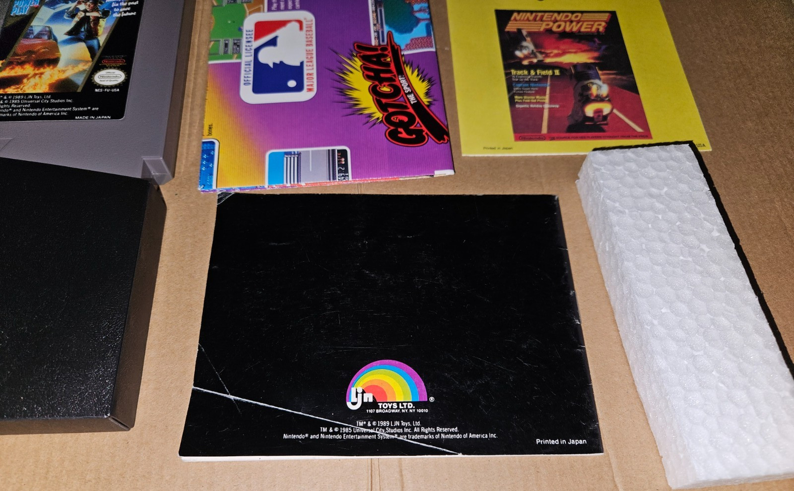 NES Back To The Future CIB Complete In Box Nintendo Entertainment System LJN
