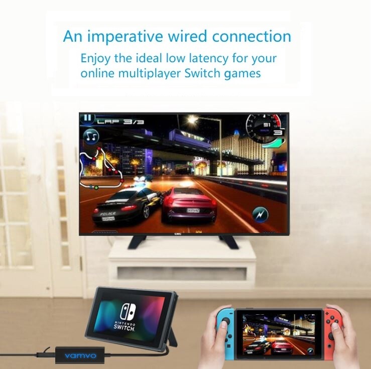 Nintendo Switch Wired Internet LAN Adapter, USB 3.0 to Ethernet Gigabit Adapter