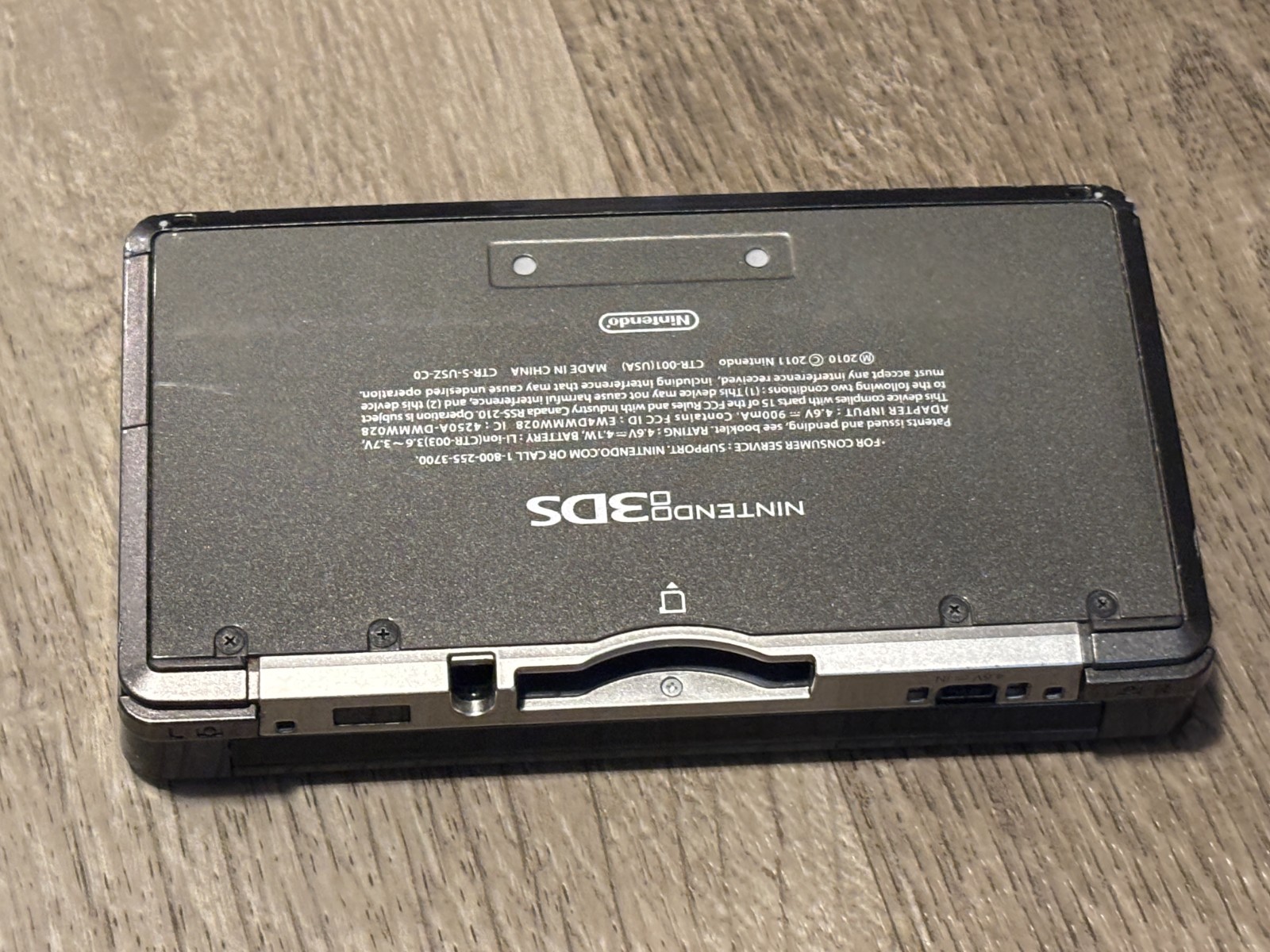 Nintendo 3DS Cosmo Black Handheld Console System Authentic Tested