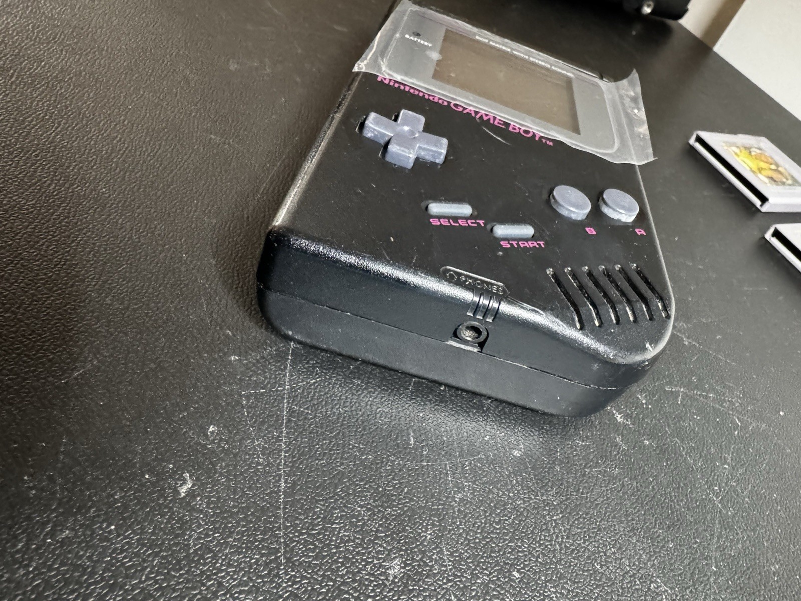 Original Nintendo Game Boy Black Play It Loud Maui Mallard Cold Shadow Tested