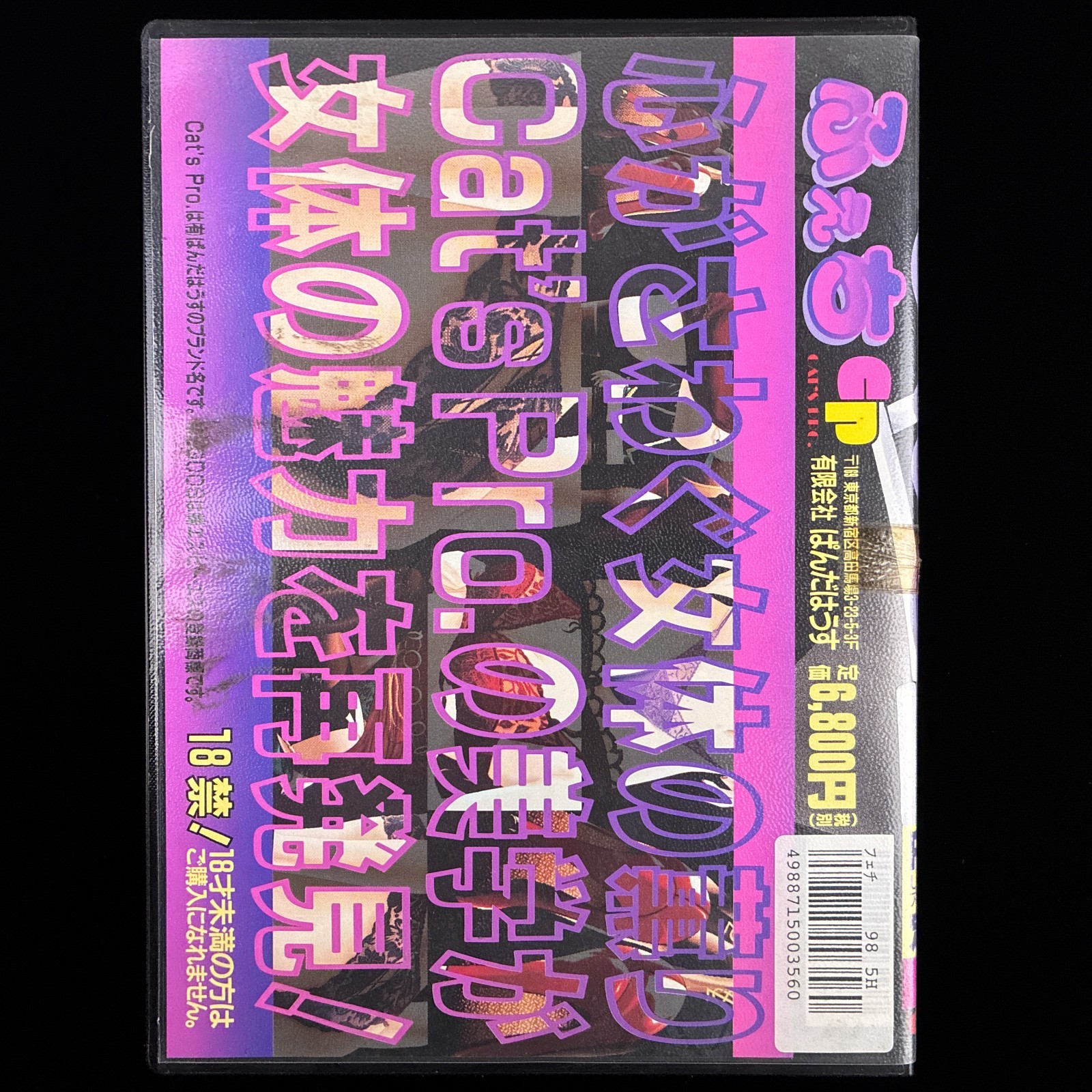 1994 Cat’s Pro. ふぇち Fechi PC-9801 PC98 5″ VN Visual Novel Game Japan Import