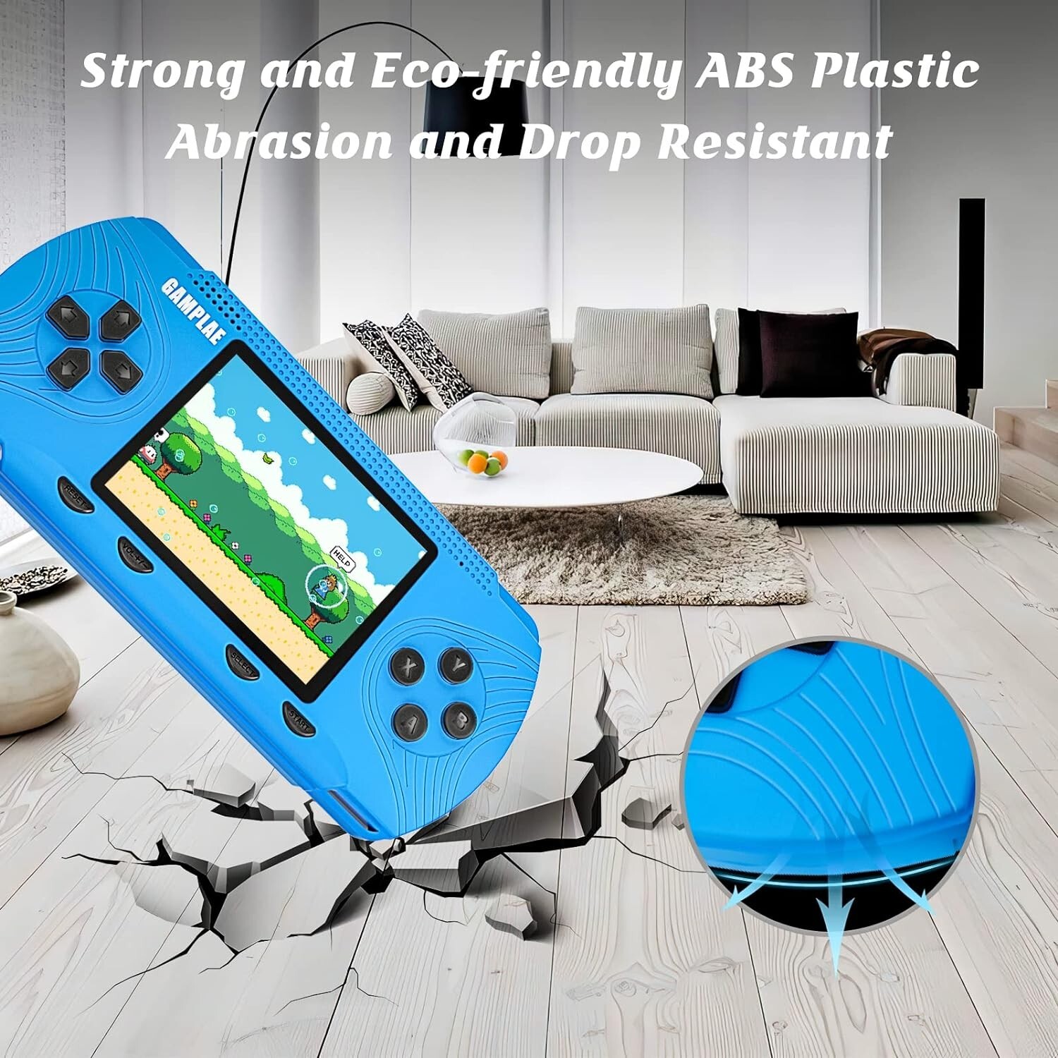 Portable Handheld Game Console 3″ HD Built-in 258 Games HD Classic Kids Toy Gift