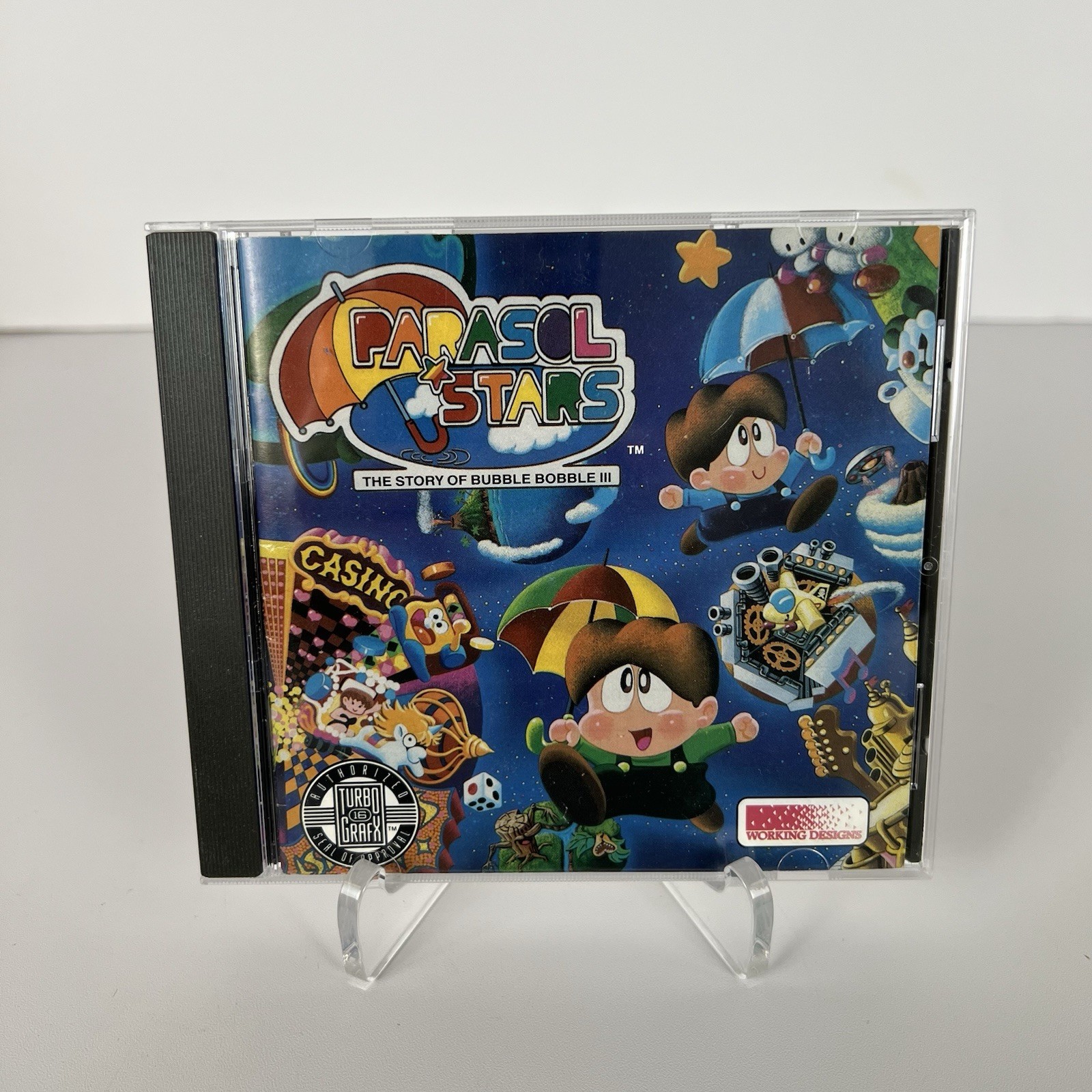 TurboGrafx 16 Parasol Stars Used The Story Of Bubble Bobble III Working Designs