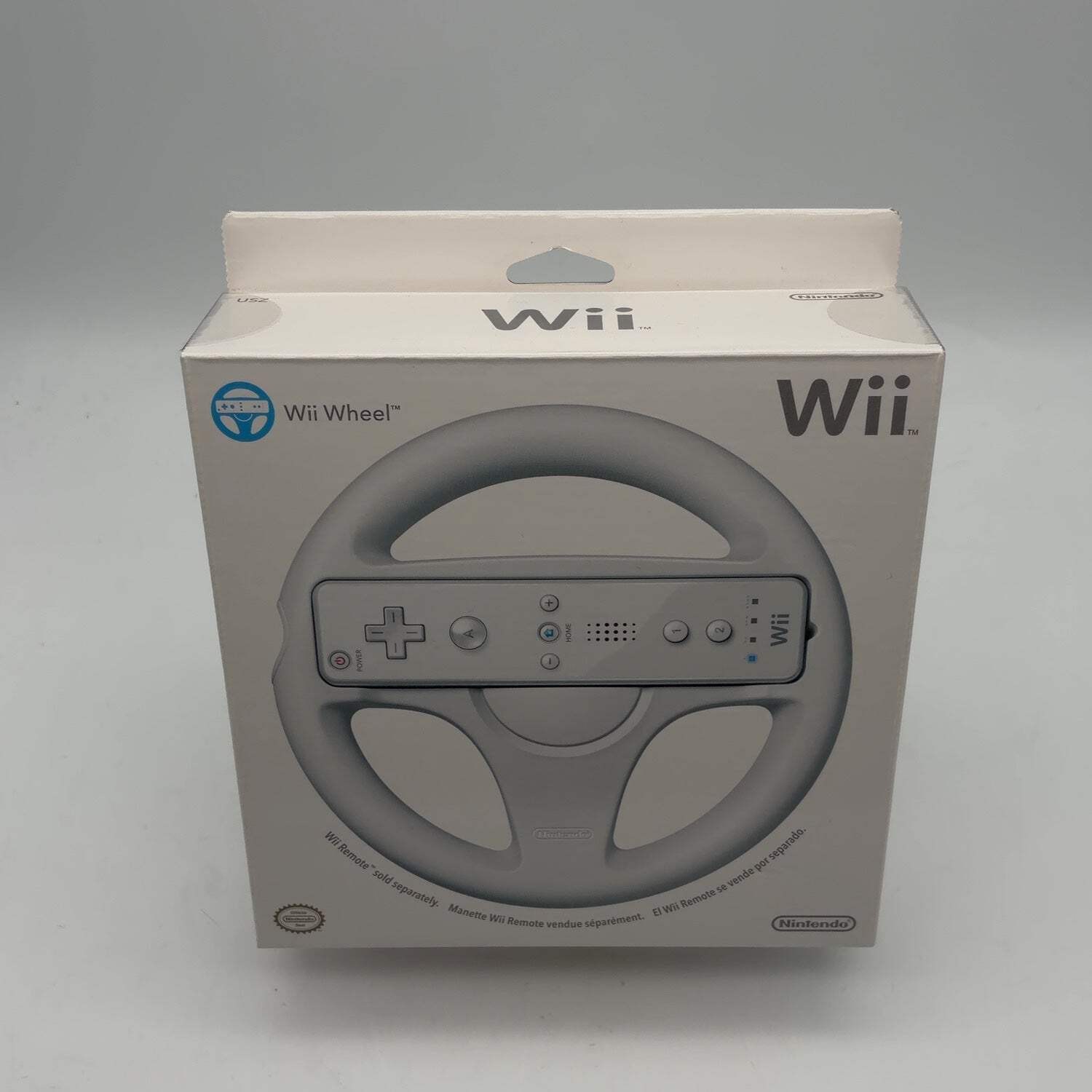 New Nintendo Wii Wheel White RVL-024