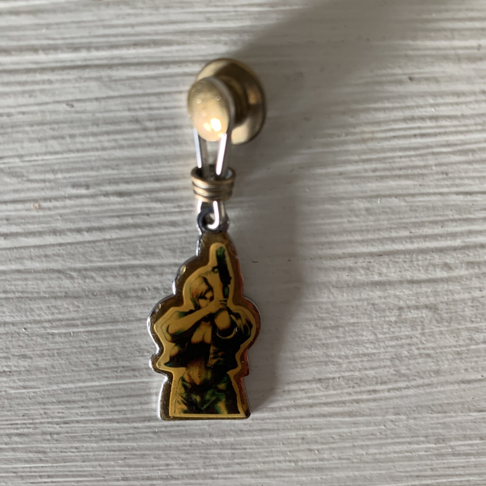 Parasite Eve 2 II Aya Brea Keychain Zipper Pull PlayStation 1999 Sony PS1 Rare