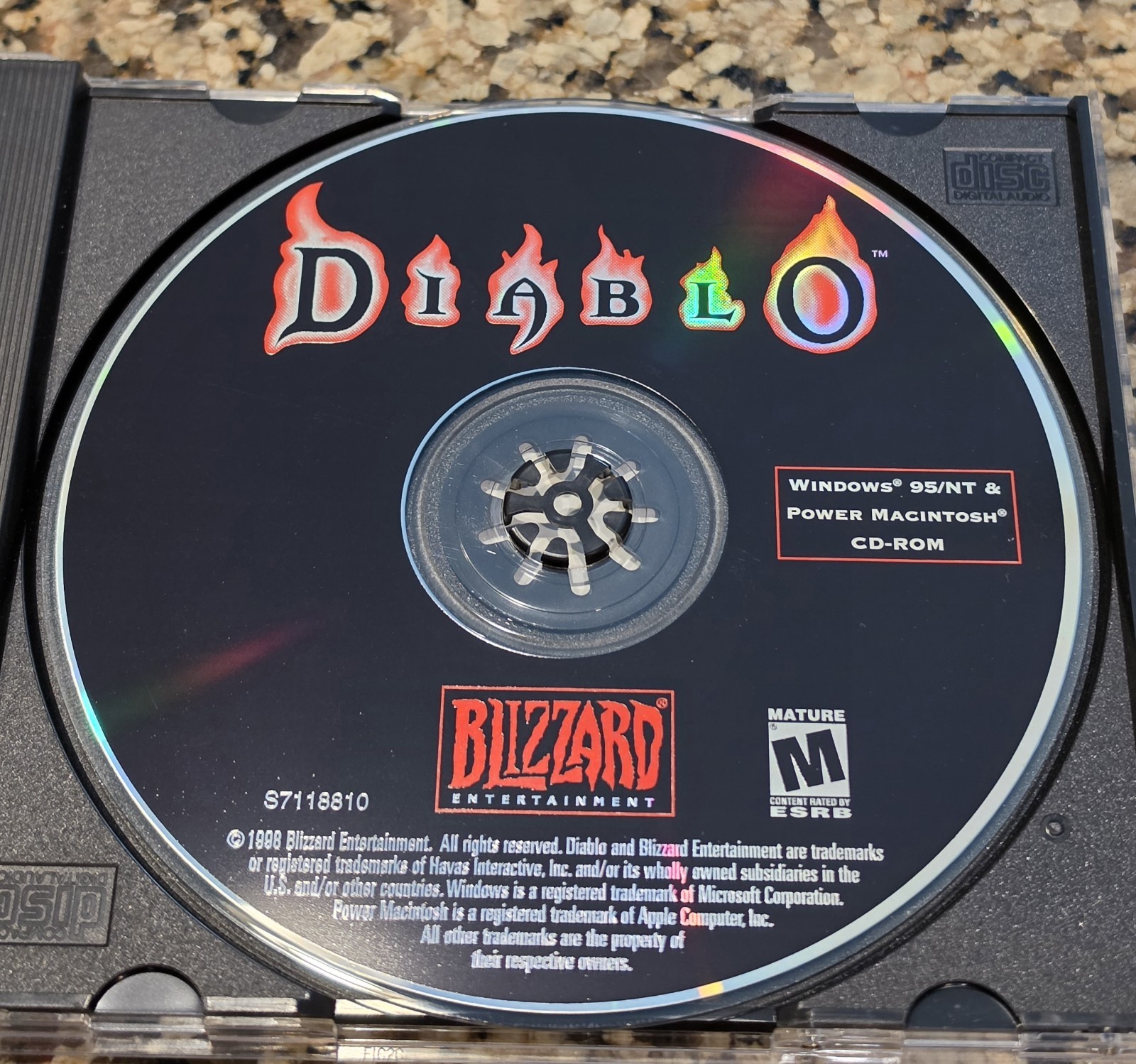 Diablo 1 PC CD-ROM 1998 Video Game