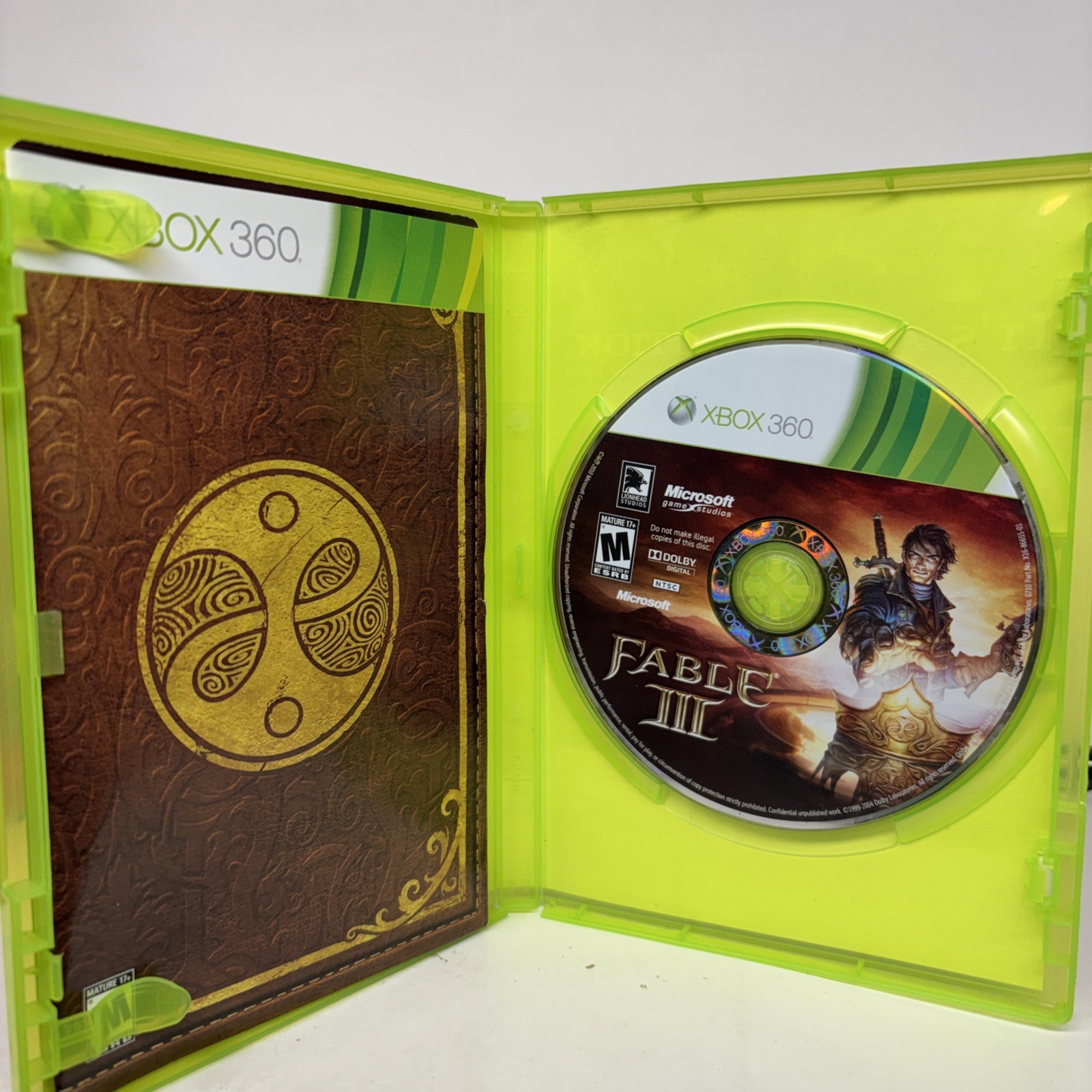 Fable III (Microsoft Xbox 360, 2010) Very Good Complete Bonus Content