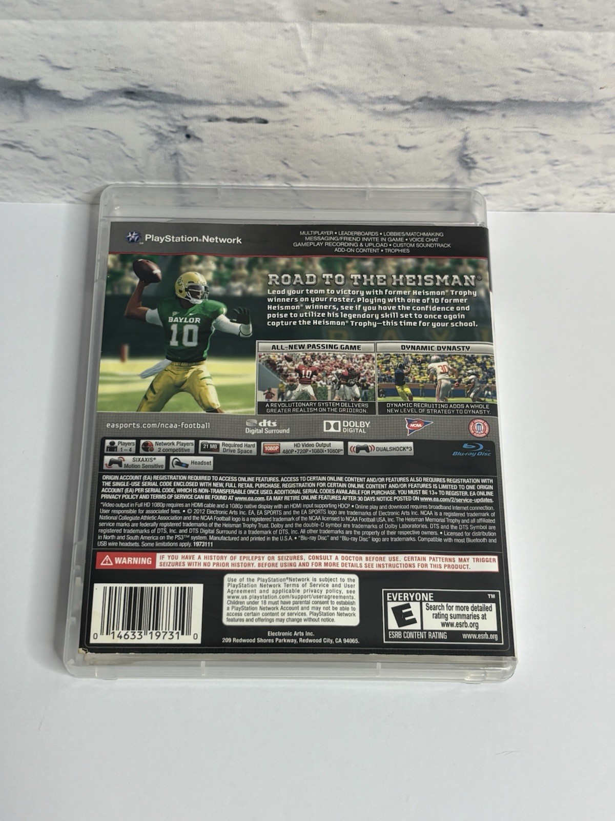 NCAA Football 13 (PlayStation 3, 2012) Tested Working – Free Ship