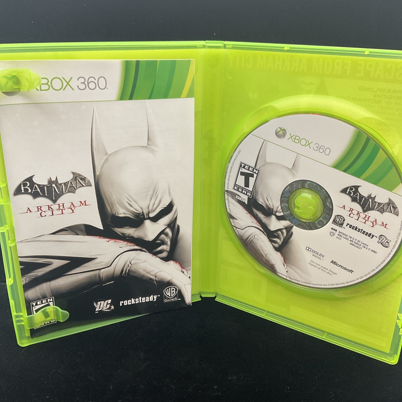 Batman: Arkham Asylum & City (Xbox 360) Tested CIB Clean 1 YR Warranty Bundle