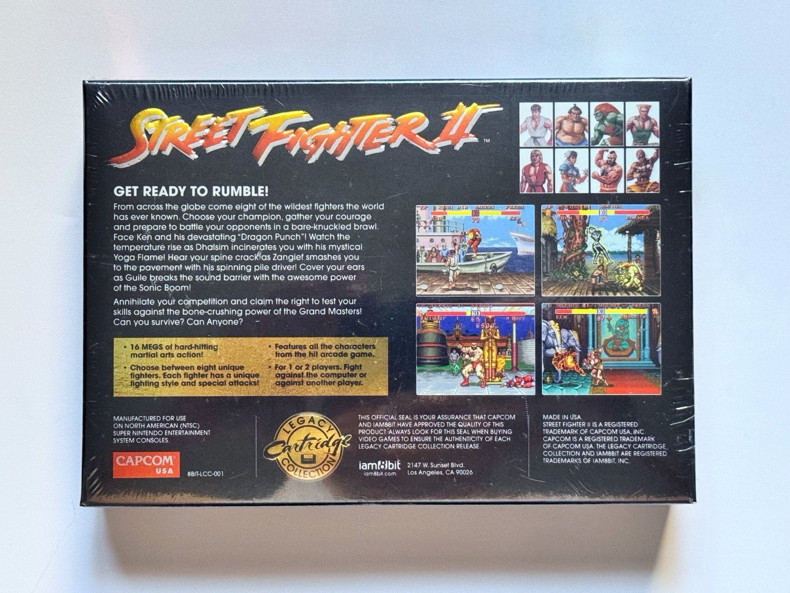 🕹️Street Fighter 2 II 30th Anniversary Legacy Cartridge SNES Iam8bit Capcom NEW