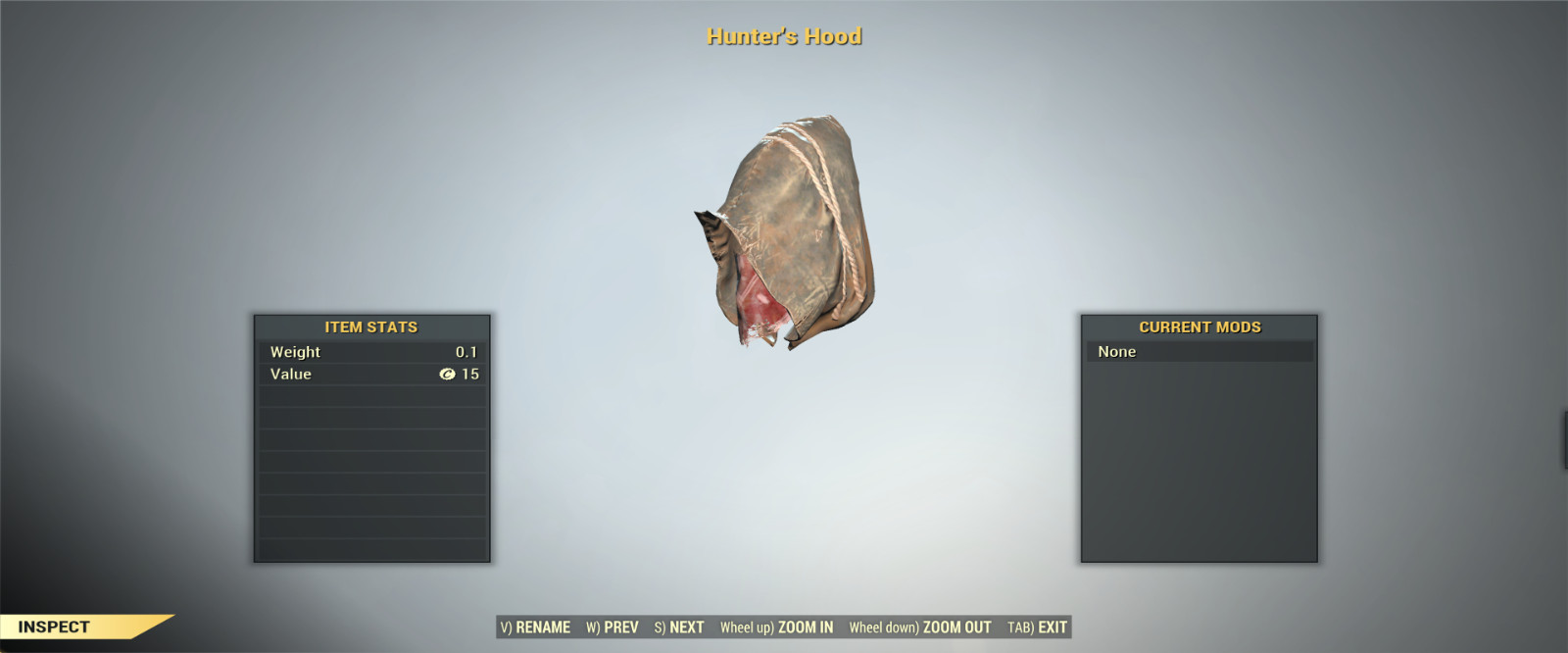 FALLOUT 76 PC Hunter’s Pelt & Hunter’s Hood RAREST DEV ROOM APPAREL EVER CHEAP