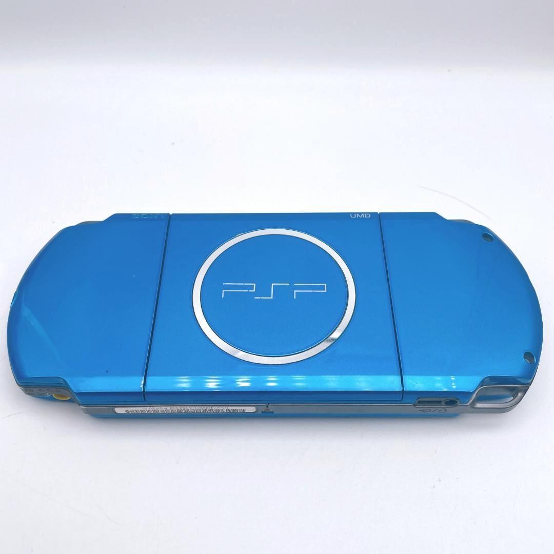 PSP-3000 Vibrant Blue Console Excellent Condition Tested Japan Import