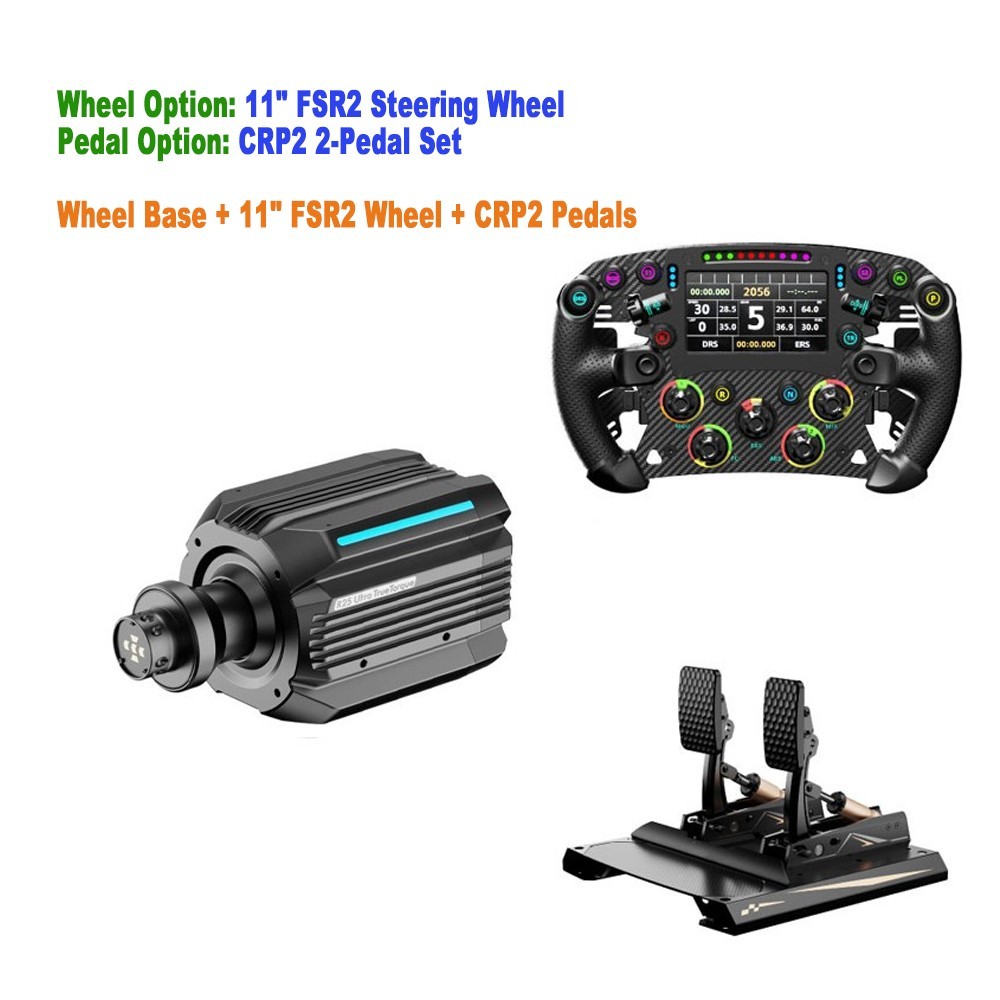 MOZA R21 21Nm Direct Drive Wheel Base Force Feedback Racing Kit Wheel & Pedal