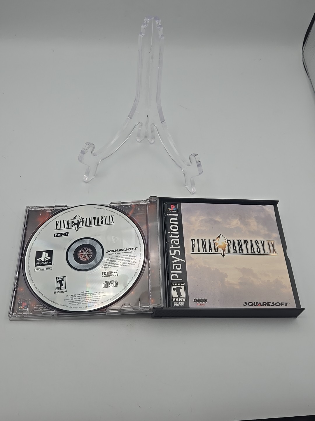 Final Fantasy IX 9 – Sony PlayStation 2000 Black Label Complete Great Condition