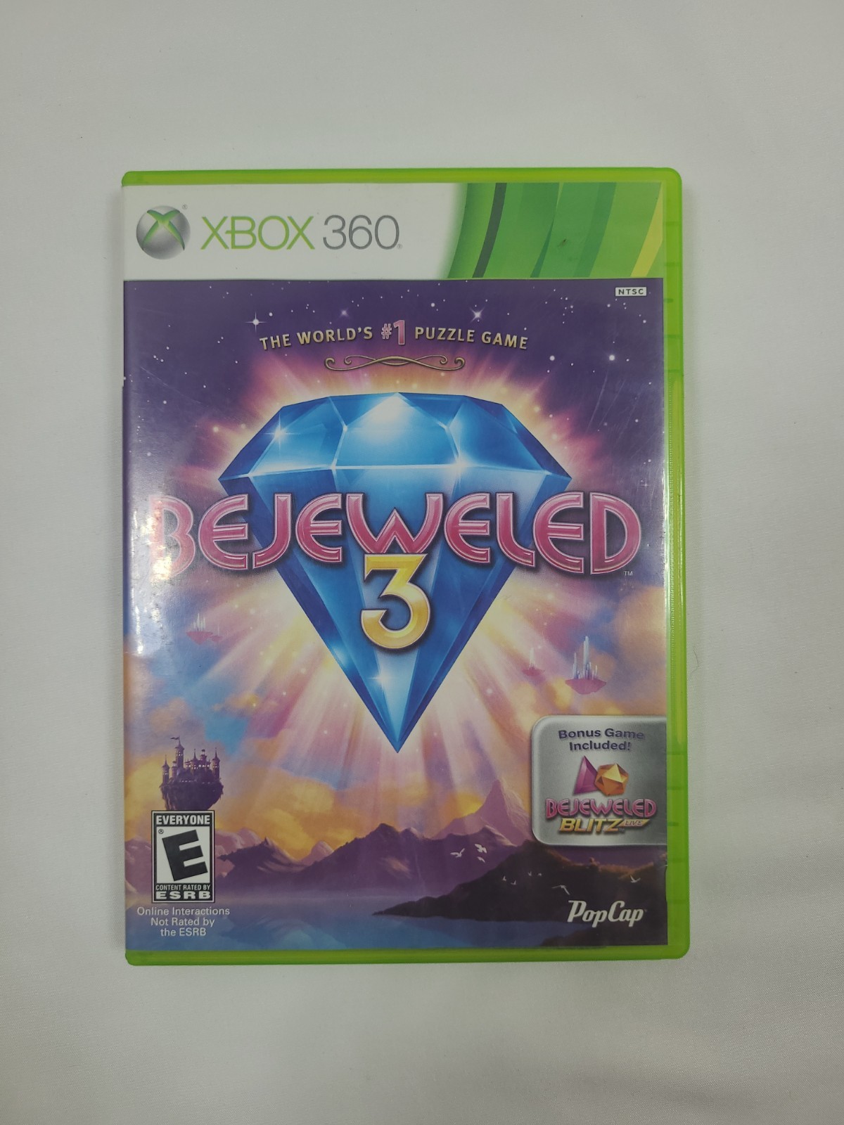 Bejeweled 3 ( Xbox 360, 2011) Complete w/ Manual CIB, TESTED!