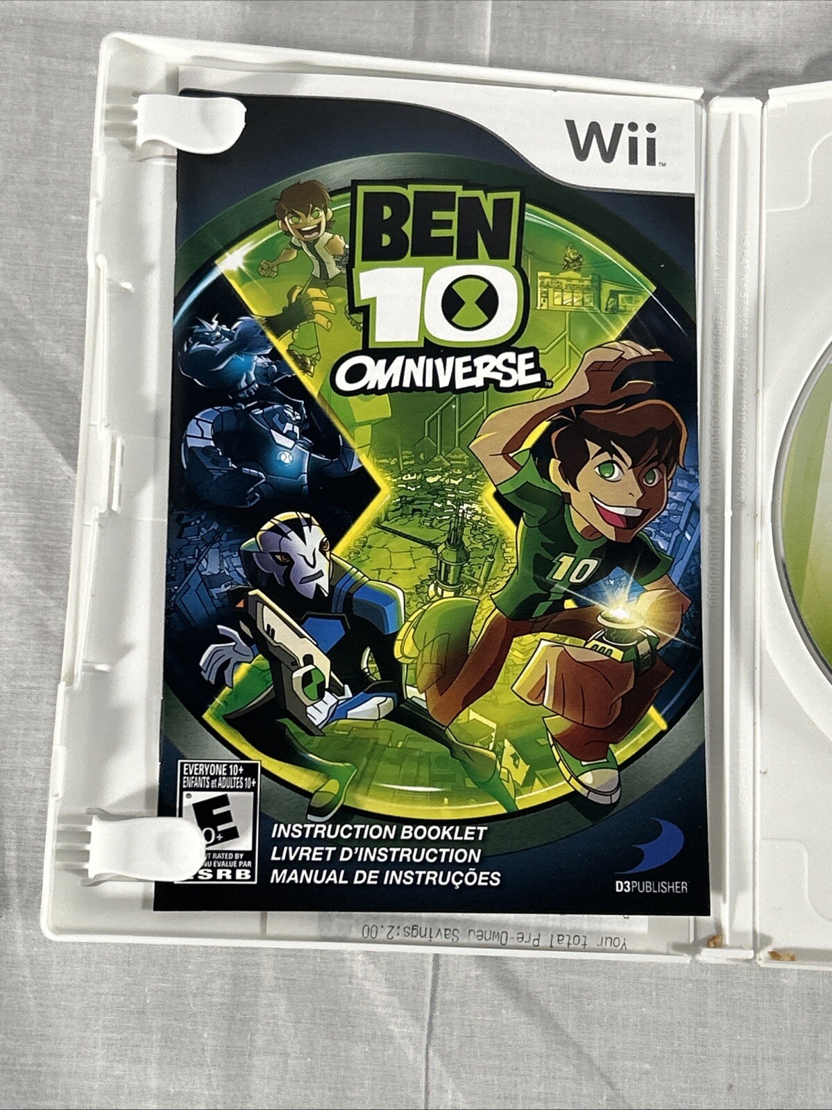 Ben 10: Omniverse (Nintendo Wii, 2012) Tested Works
