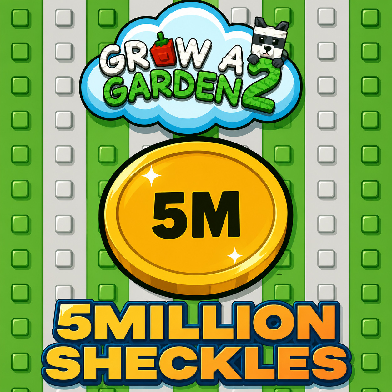 5 to 100 Million Sheckles | Grow A Garden 2 | GAG 2 | 5M – 100M 🔥 Fast Send 🔥