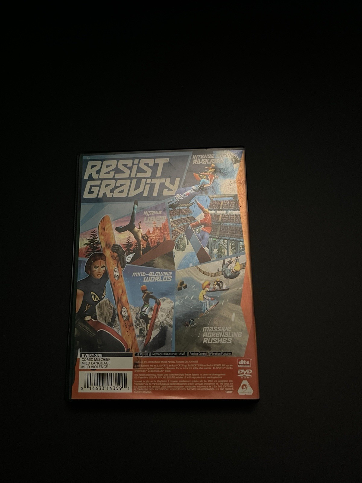 SSX Tricky Sony PlayStation 2 PS2 Game Disc w/ Case EA Sports BIG