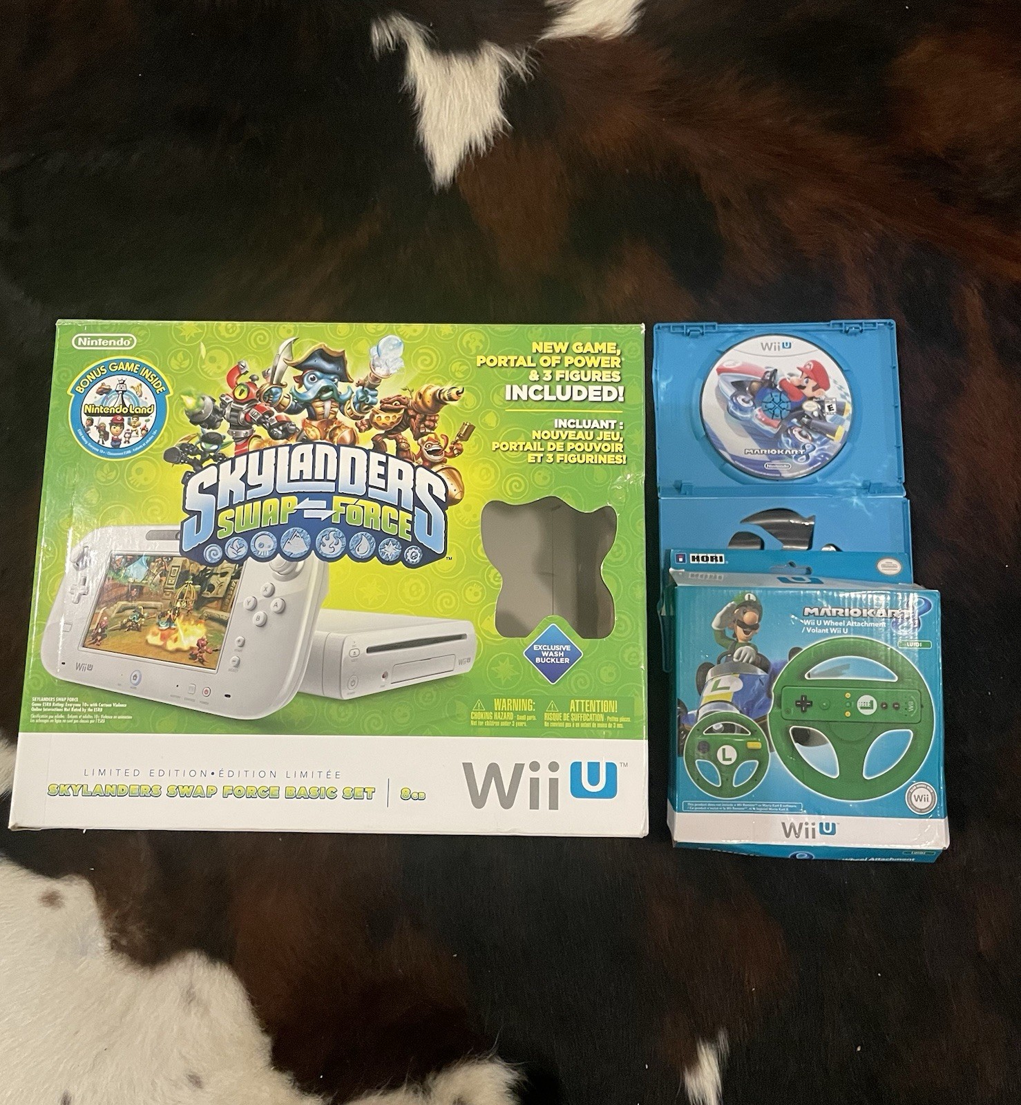Nintendo Wii U Bundle: 8GB Console + Wii U Gamepad, Mario Kart 8 And Cables