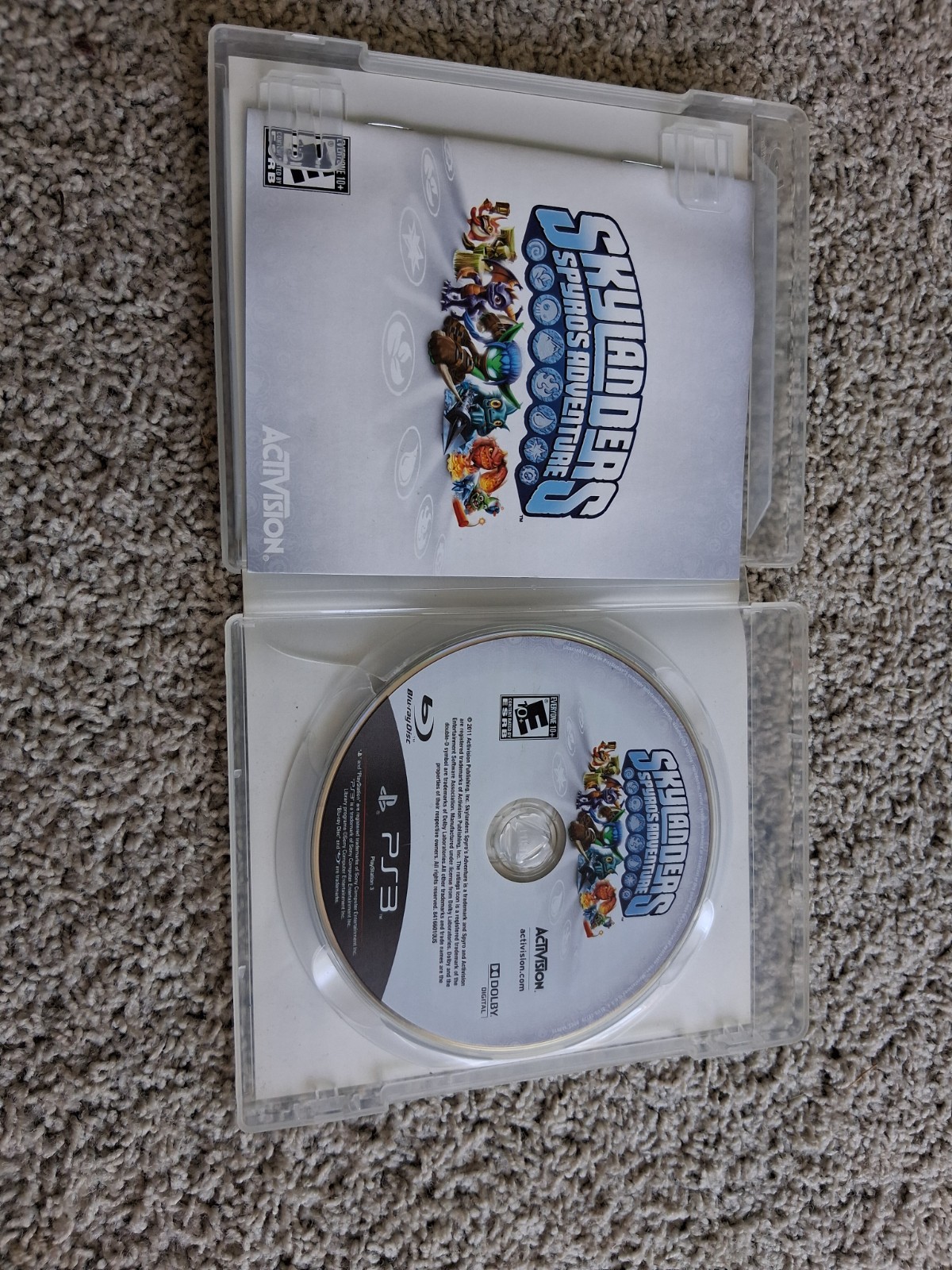 Skylanders PS3 Game Lot Spyro Adventure Giants Superchargers Imaginators Figures