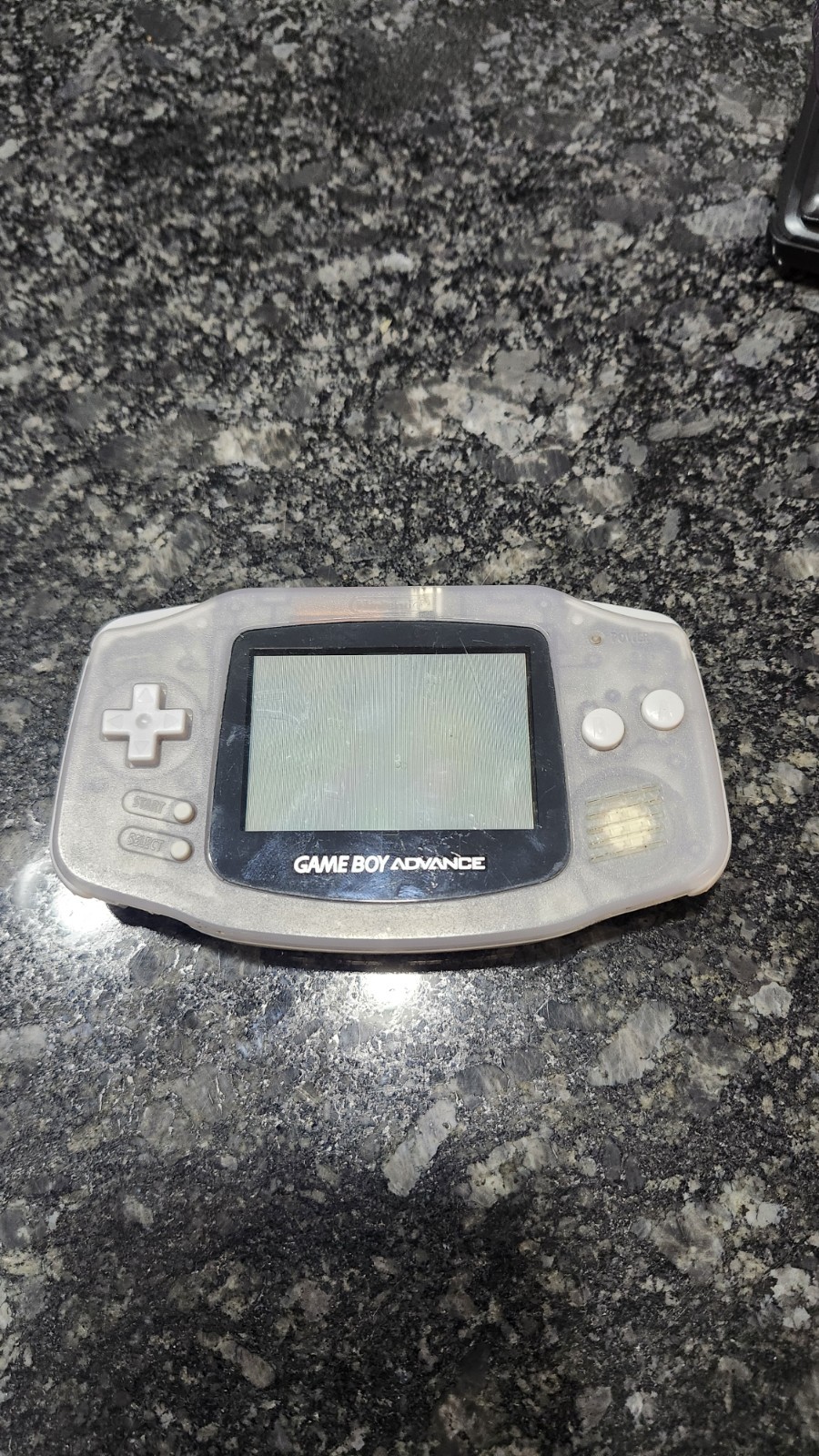Nintendo Gameboy Advance Glacier AGB-001 *Tested*