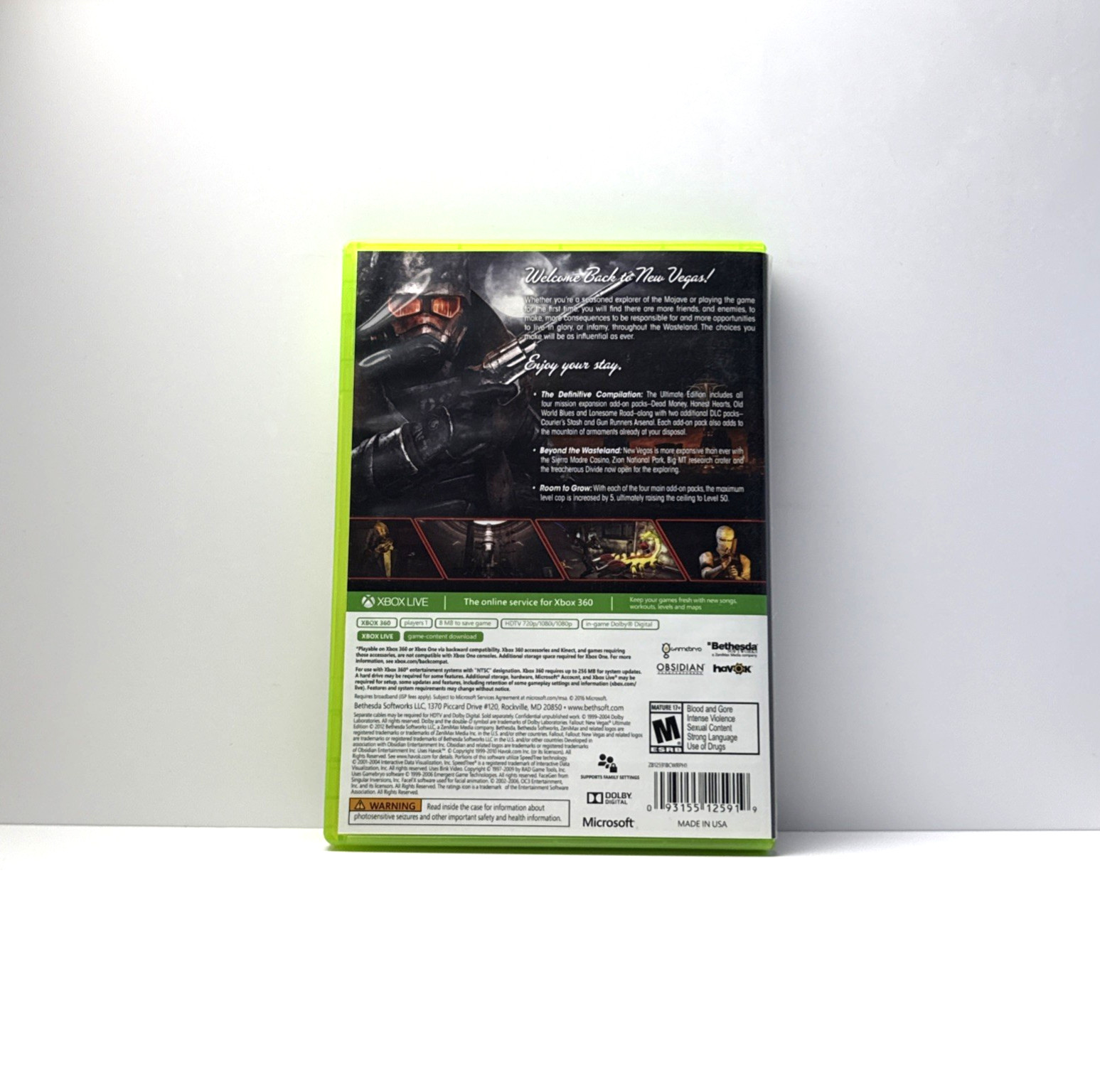 Fallout: New Vegas Ultimate Edition Microsoft Xbox 360 CIB Refurbished & Tested