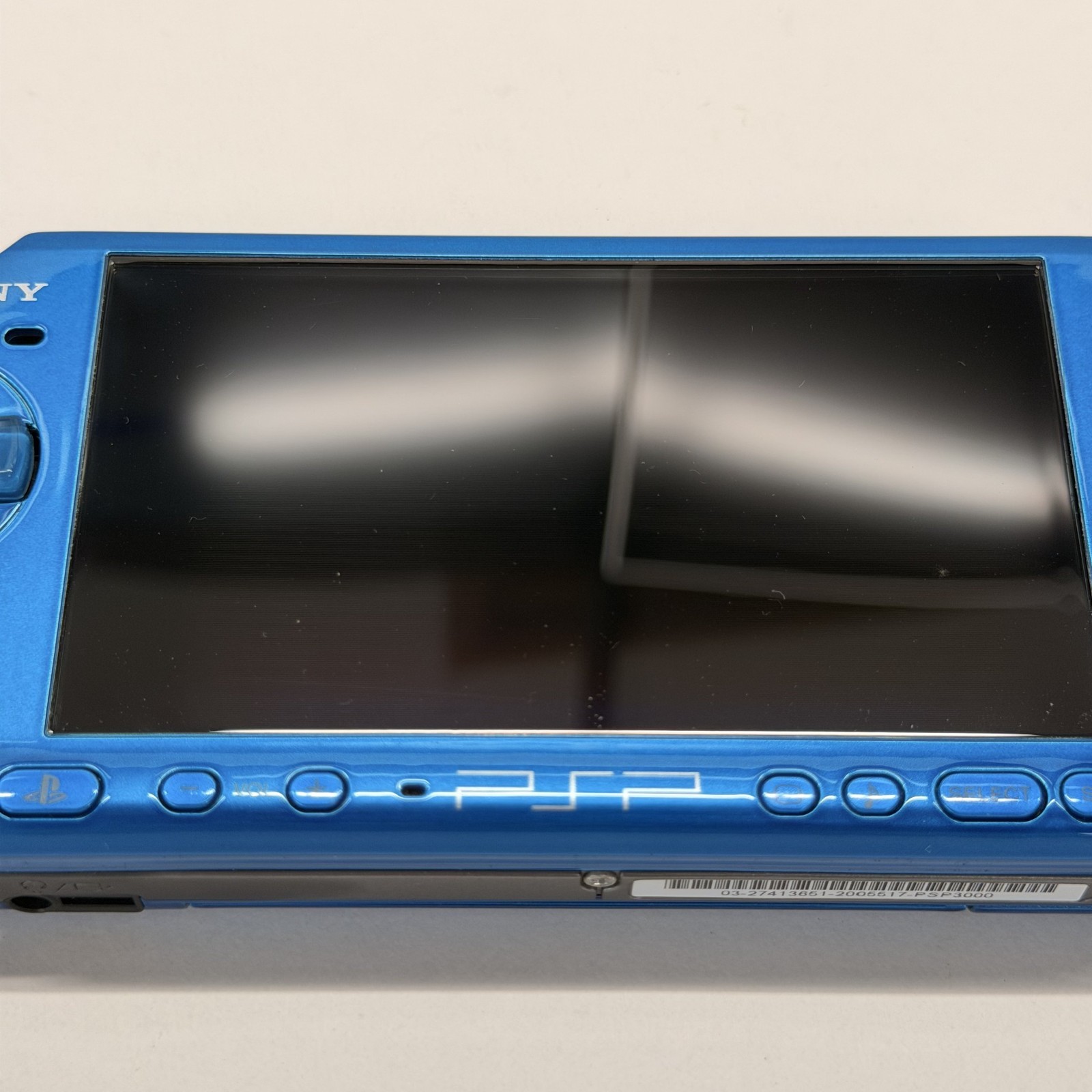 Sony PSP 3000 Vibrant Blue Console Excellent Condition Tested Working Bonus JP