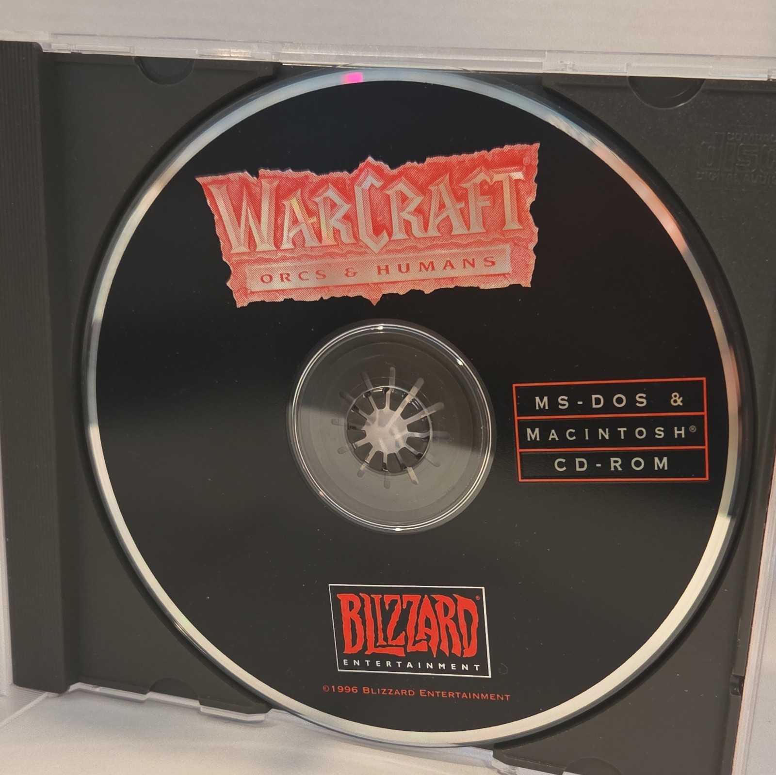 Warcraft Orcs & Humans PC Mac CD-ROM 1996 Blizzard Entertainment Vintage RTS
